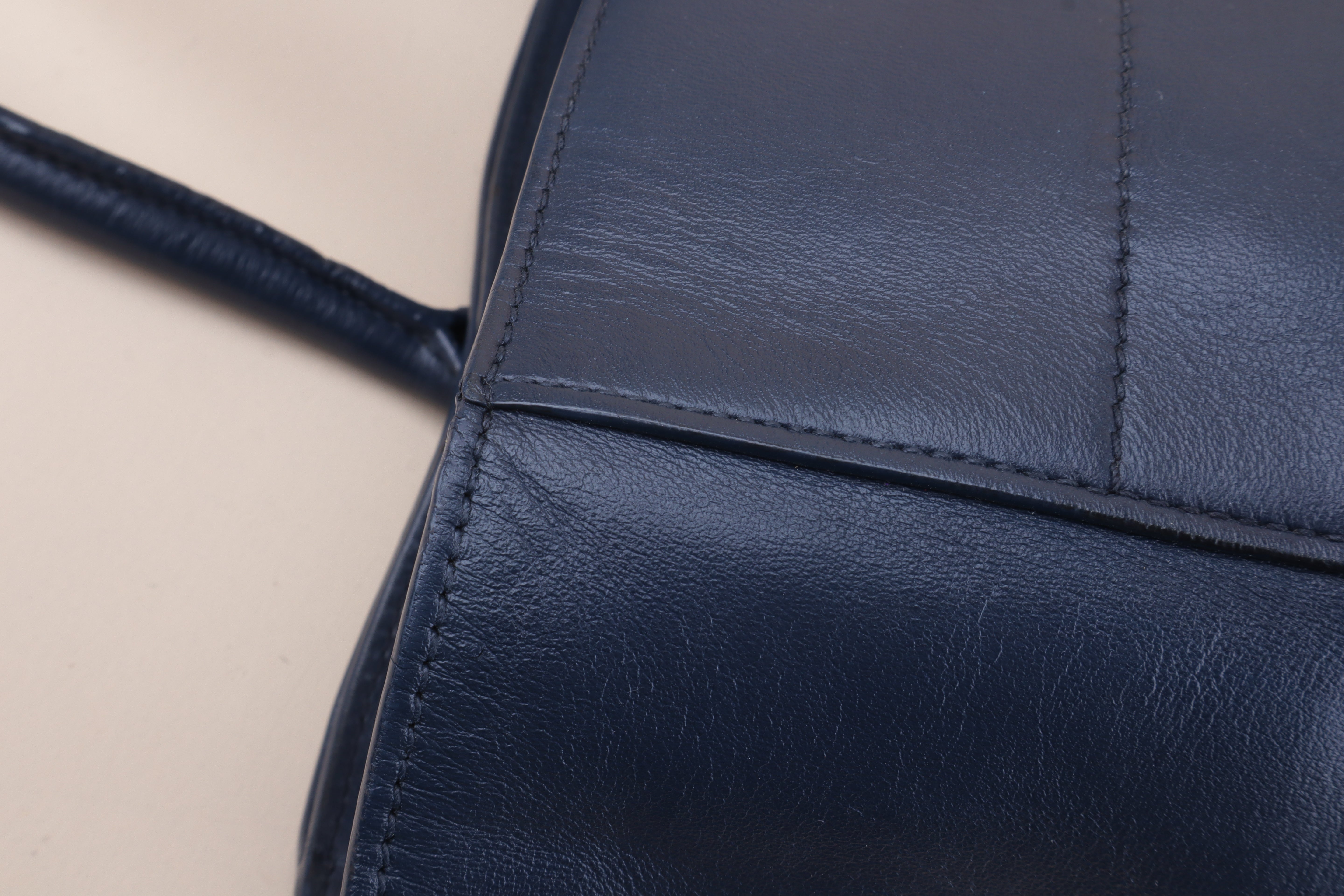 Prada Dark Blue Tote Bag