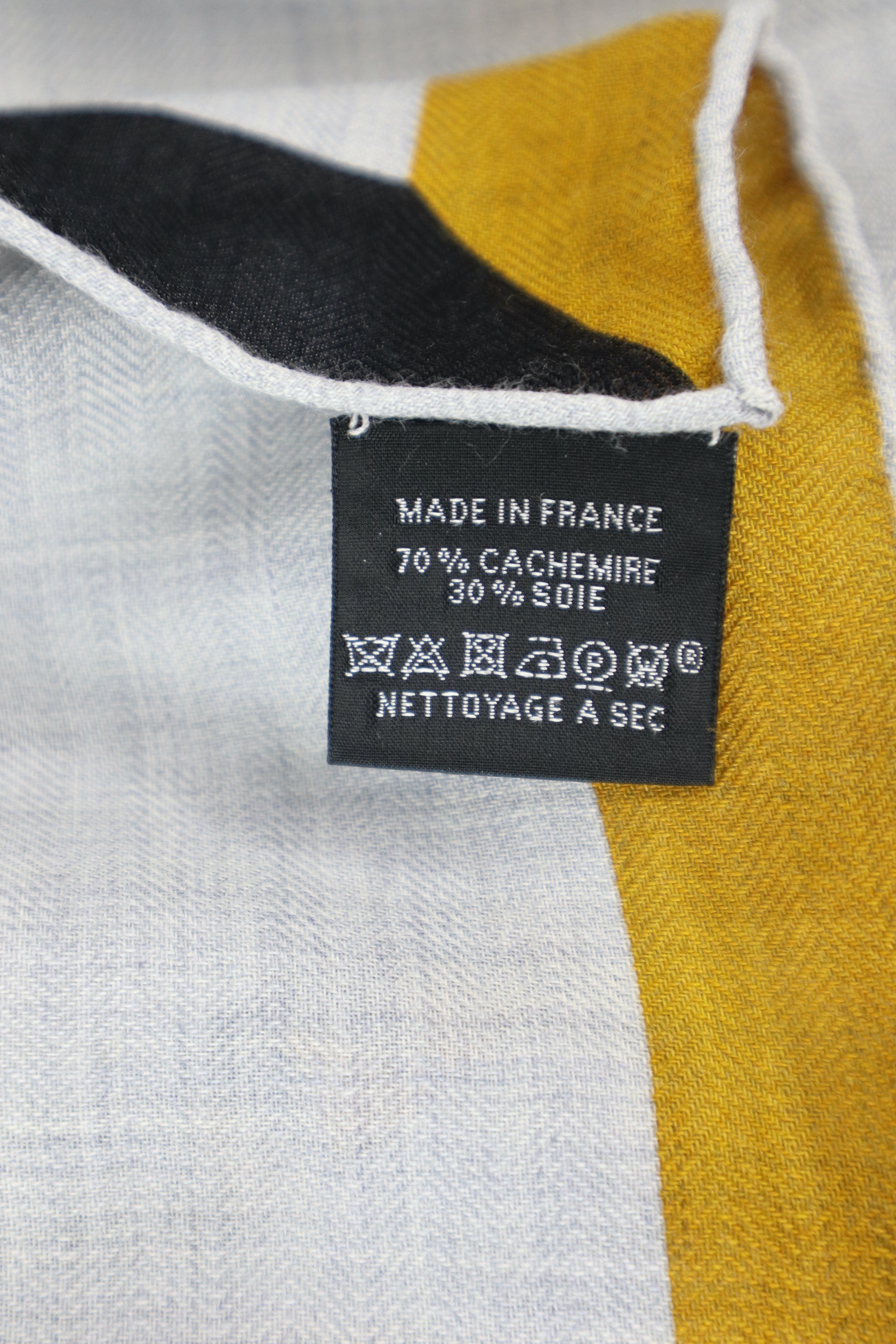 Hermes Multicolor Encadre Blason Scarf 90
