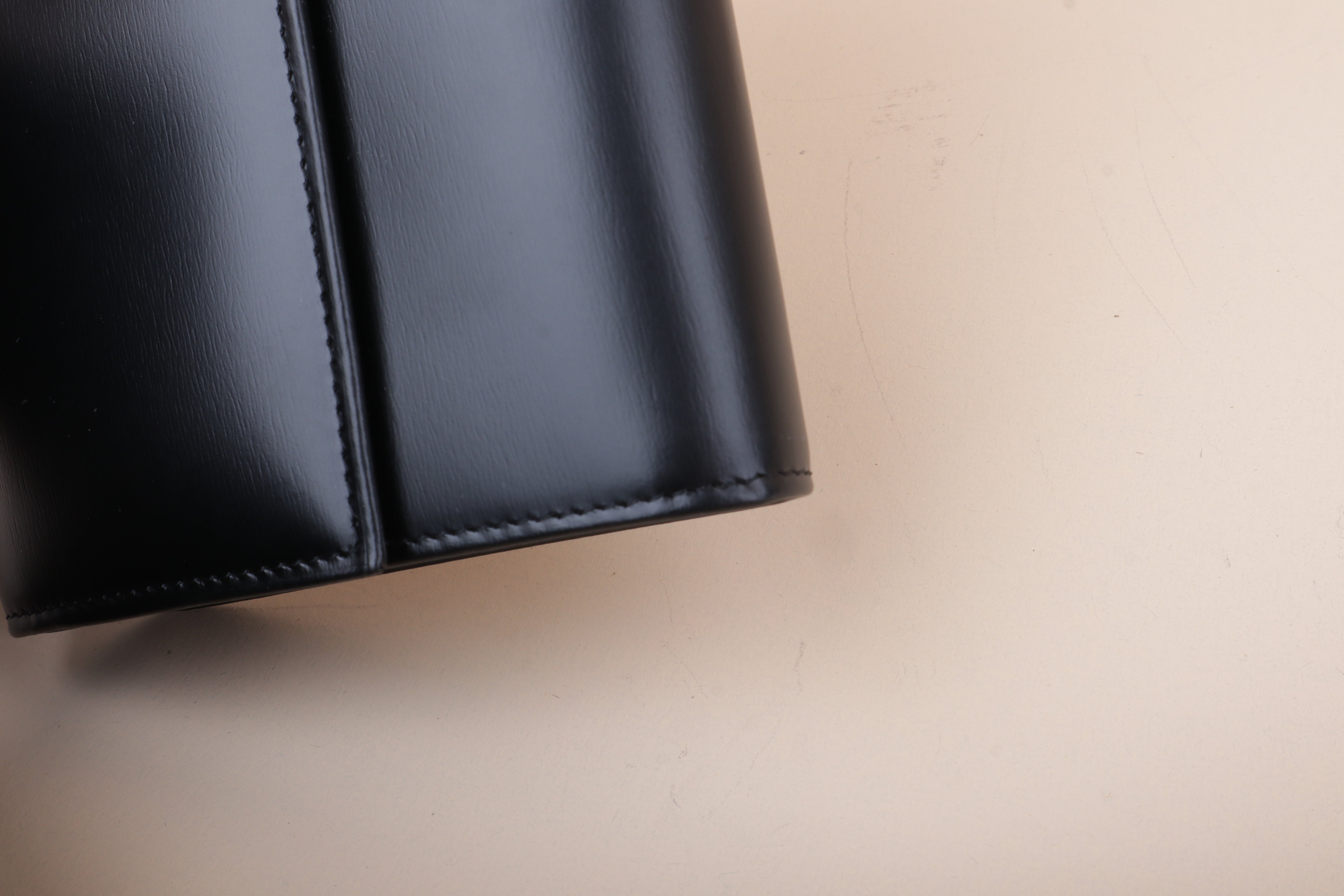 Cartier Black Panthere Trifold Long Wallet