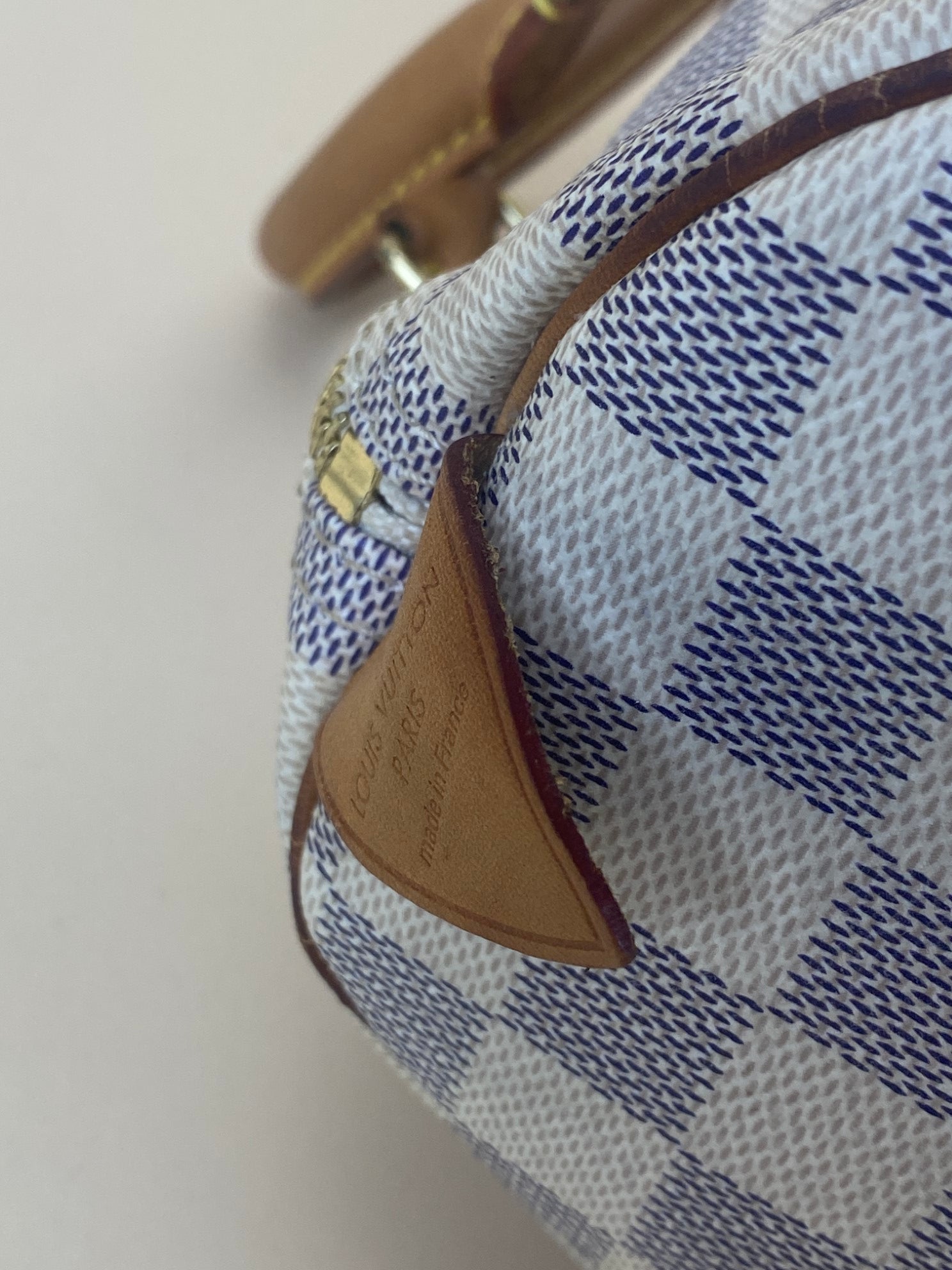 Louis Vuitton Damier Azur Speedy 30 Bag