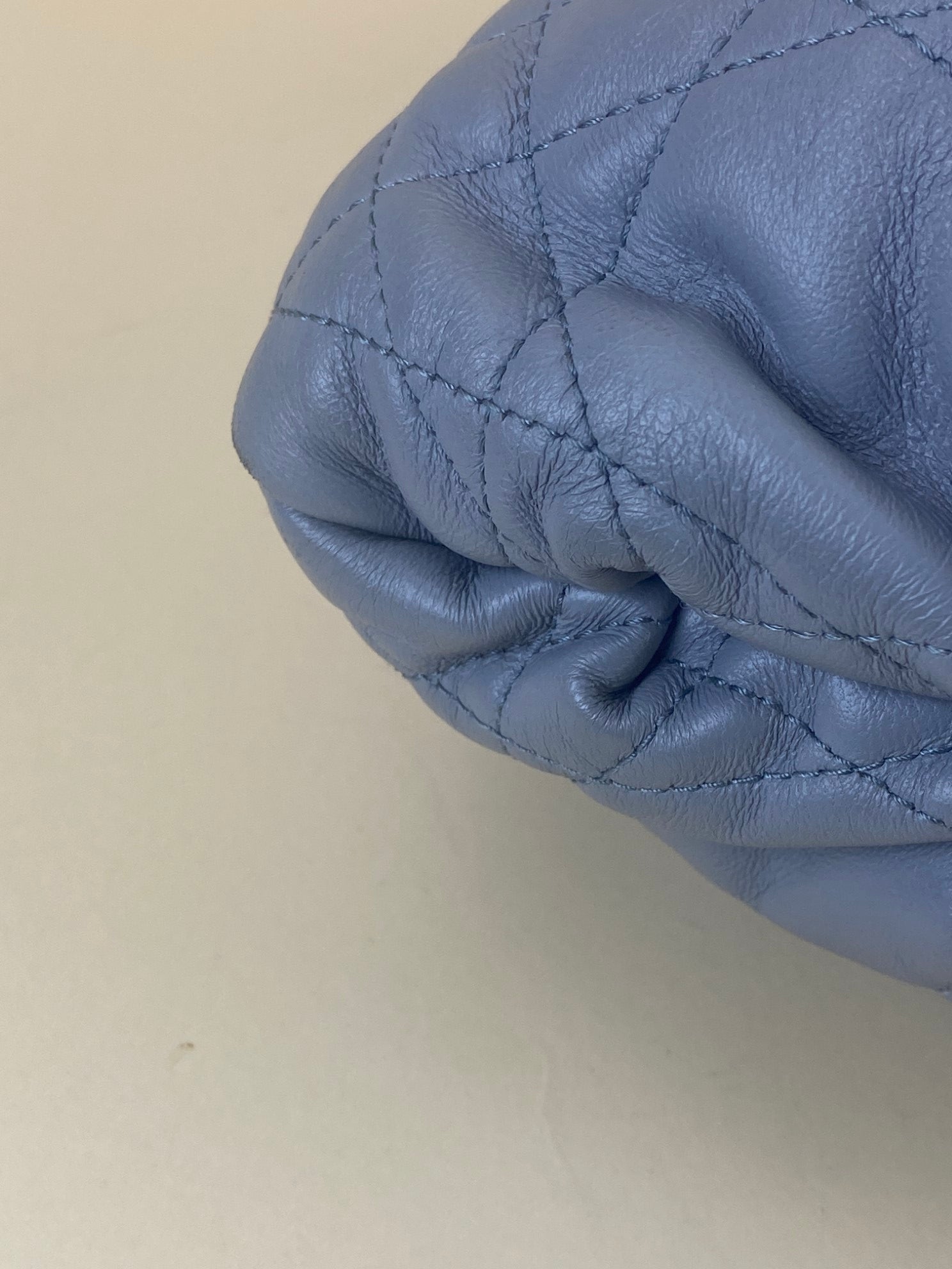 Christian Dior grey cannage Ammi medium bucket bag