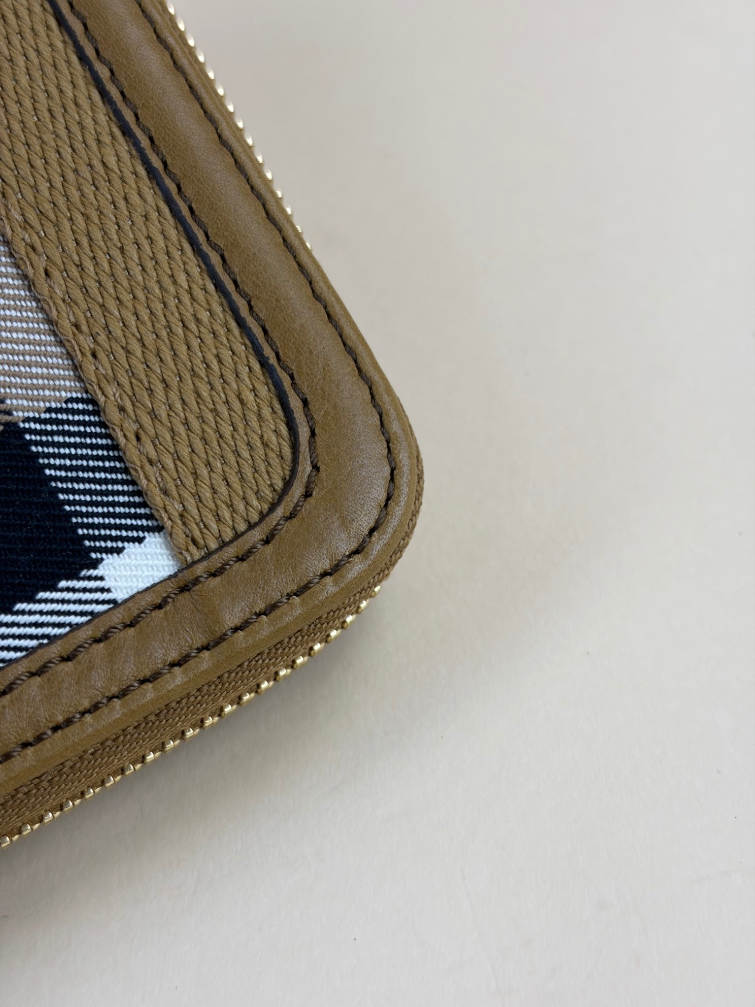 Burberry Beige House Check Wallet