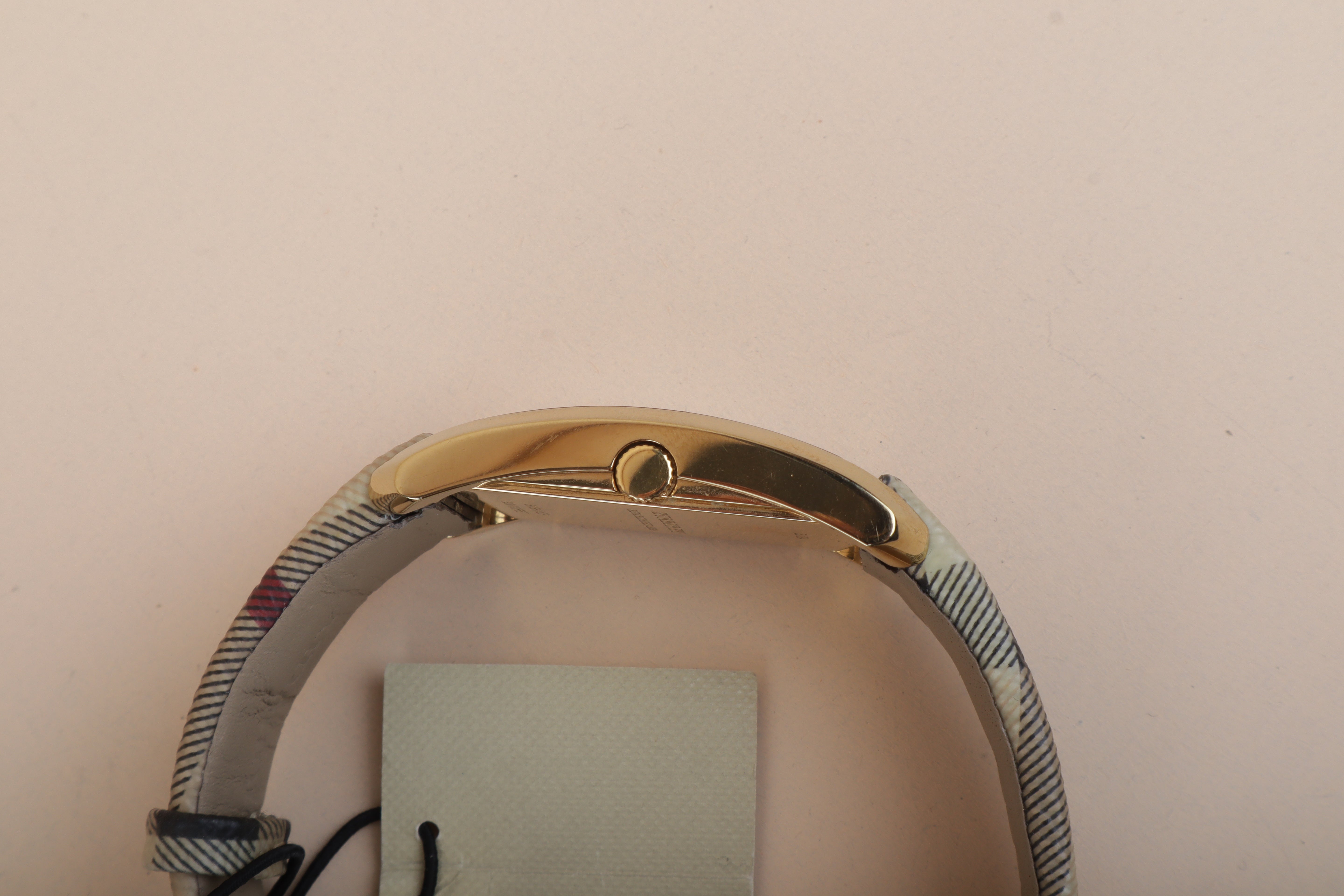 Burberry Gold City Square Pioneer House Check Watch