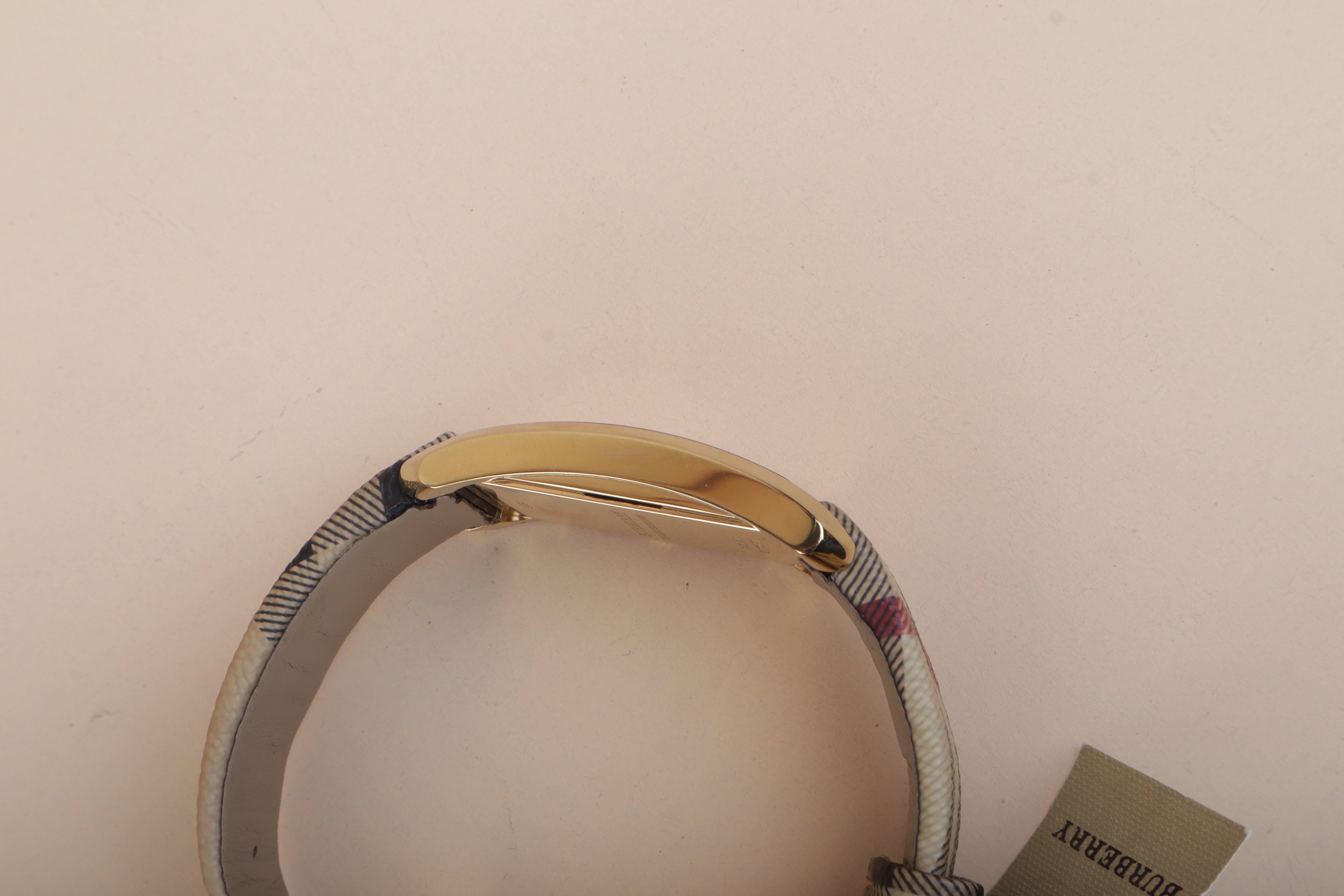 Burberry Gold City Square Pioneer House Check Watch
