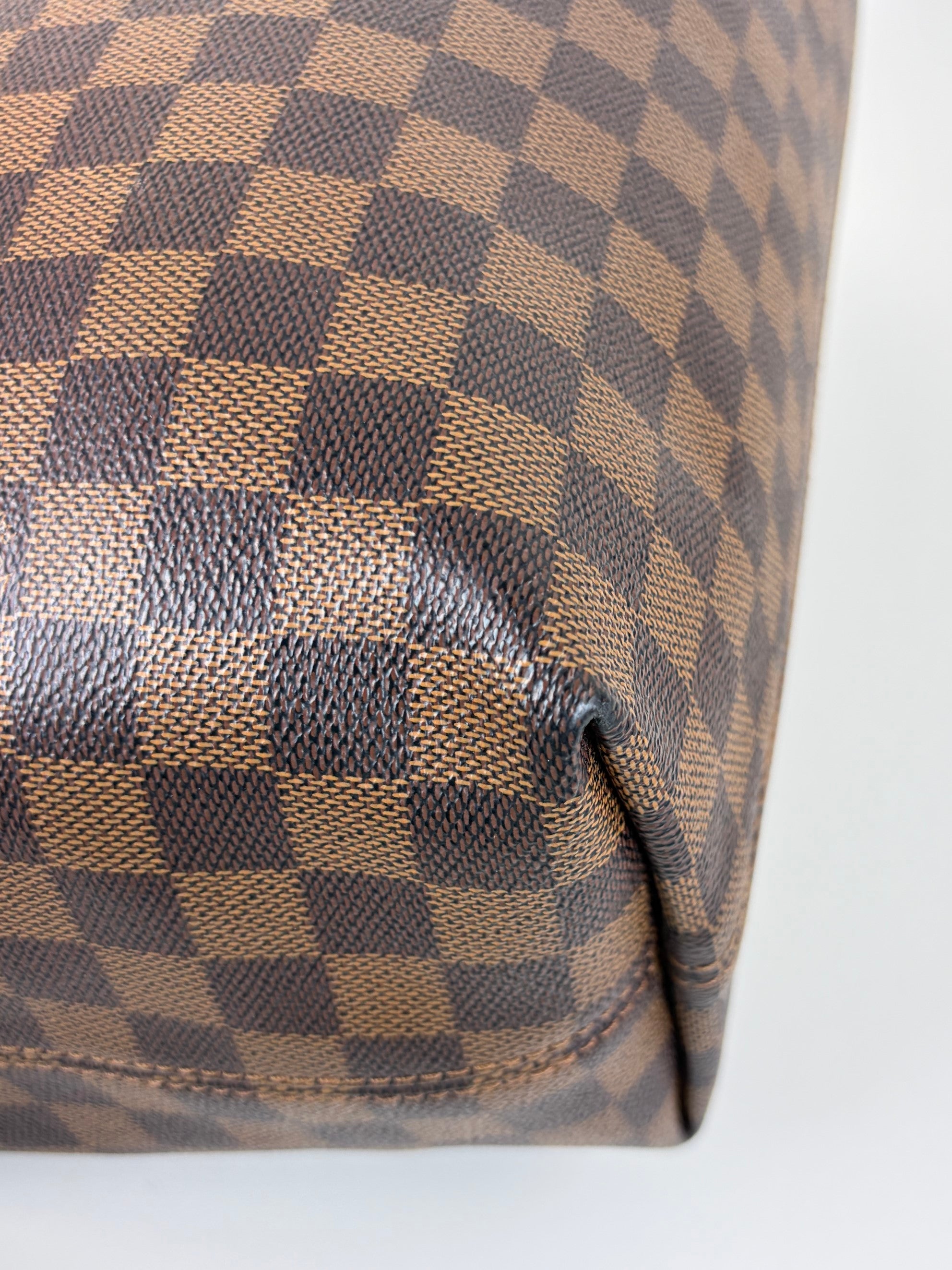 Louis Vuitton Damier Ebene canvas graceful mm hobo bag