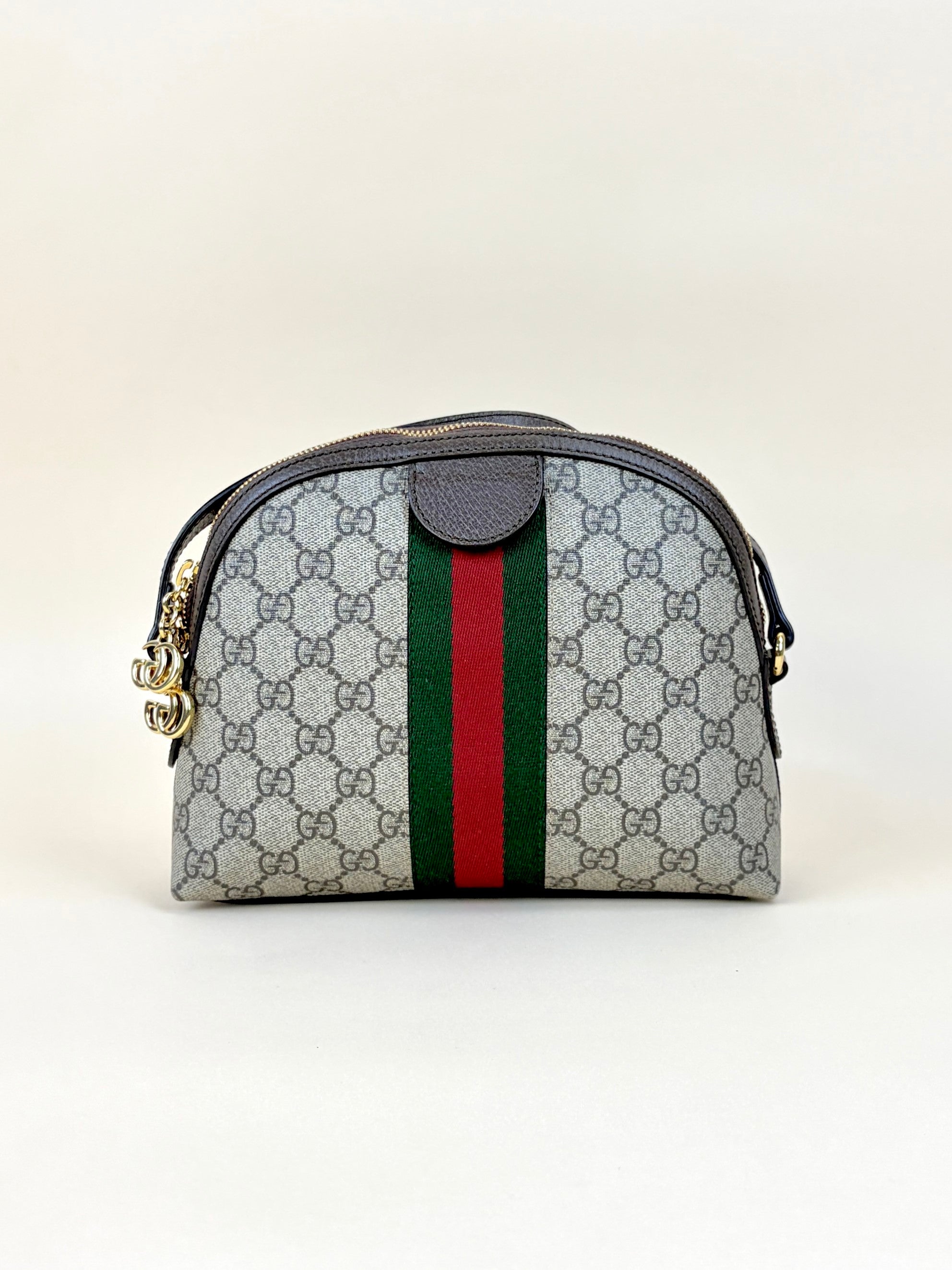 gucci bi color gg supreme ophidia small rounded cross body