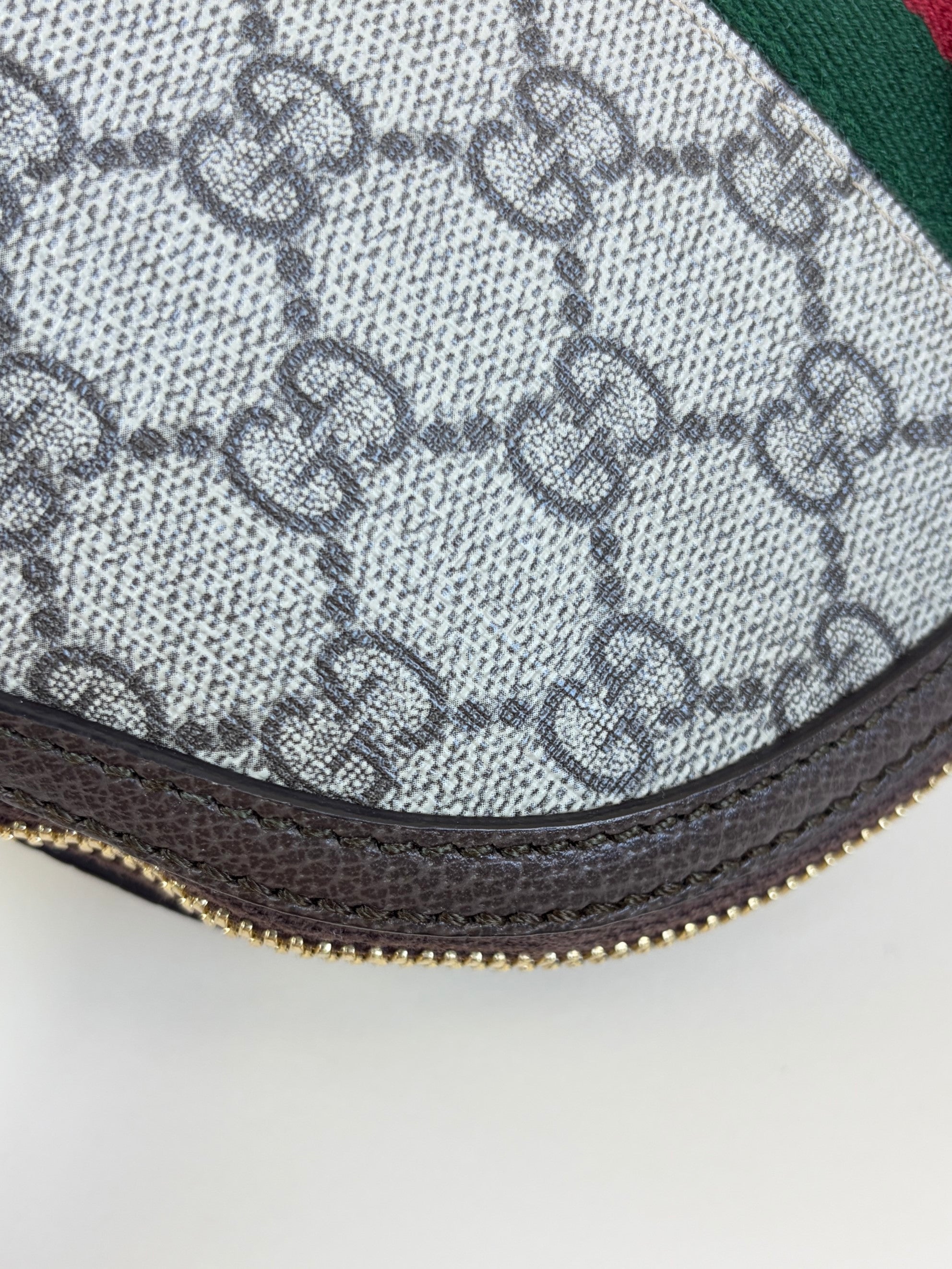 gucci bi color gg supreme ophidia small rounded cross body