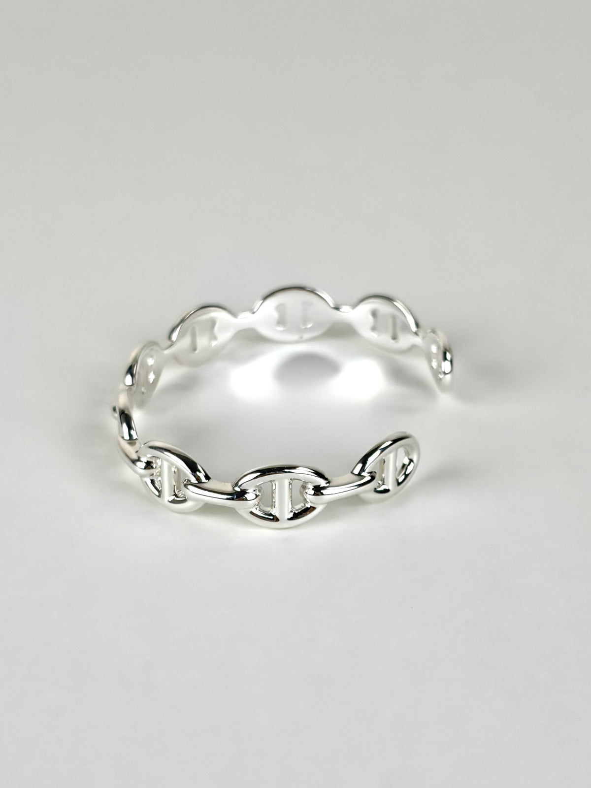 Hermes chaine d ancre e chainee cuff silver Bracelet