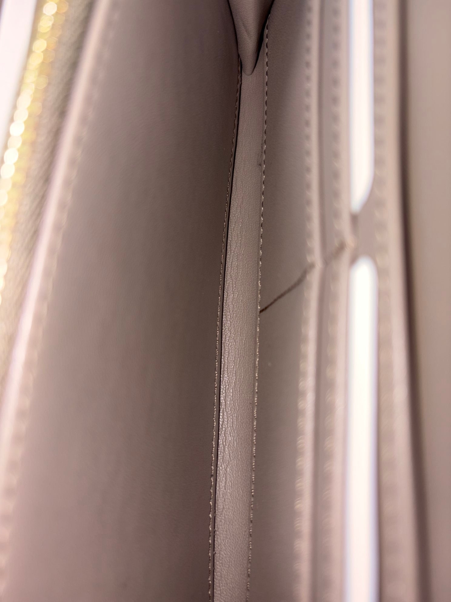 stella McCartney plush nude leather logo continental zip around wallet