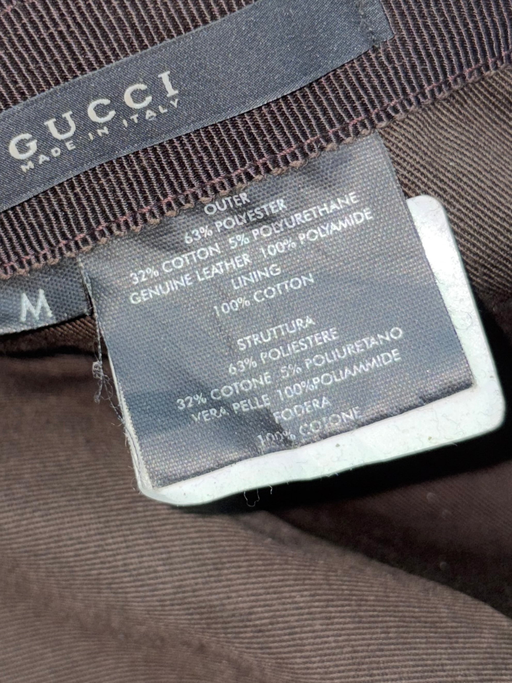 Gucci Ebony GG Web Baseball Hat