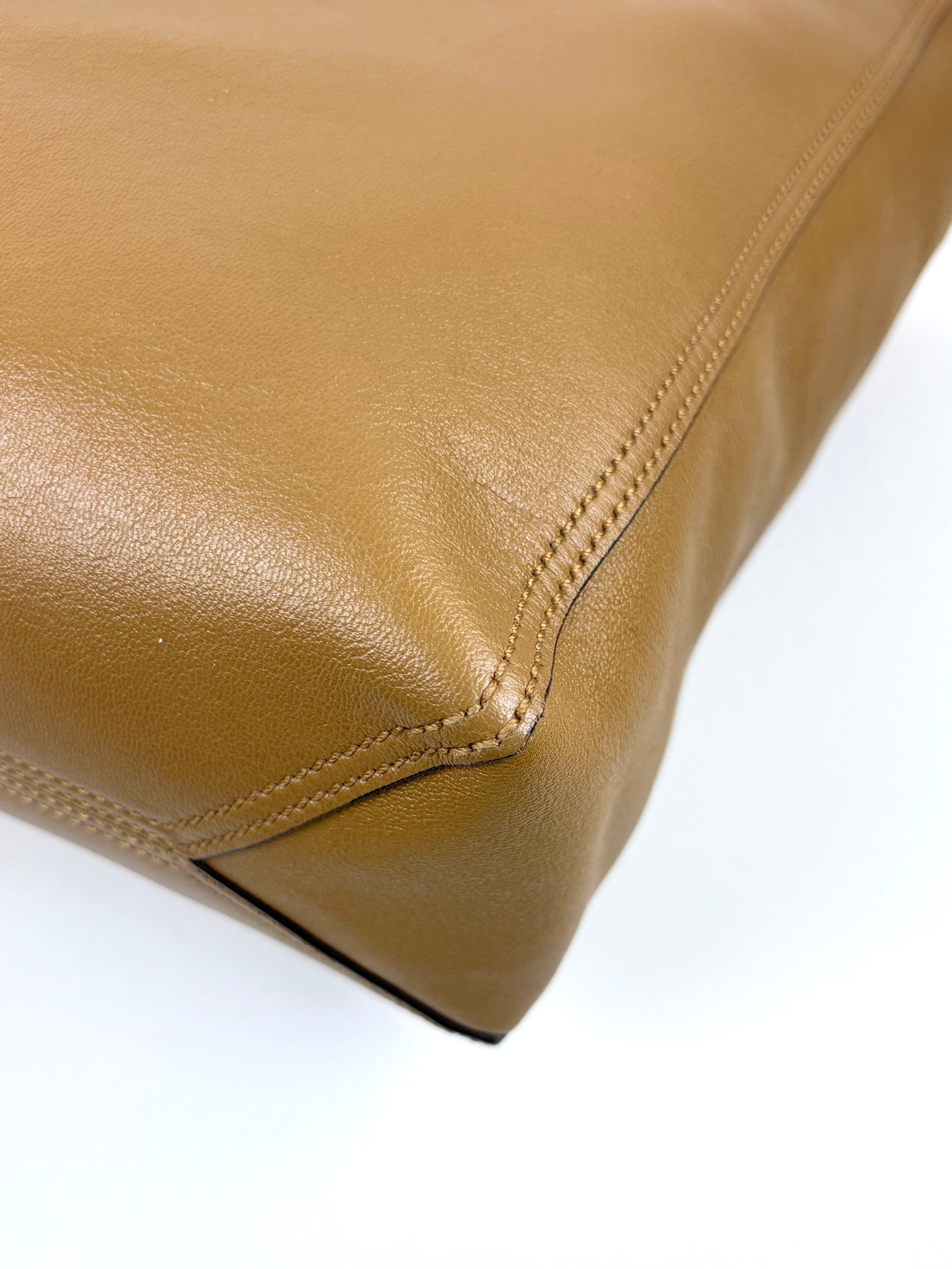 Gucci brown new Sakai calfskin lux web medium dahlia tote bag