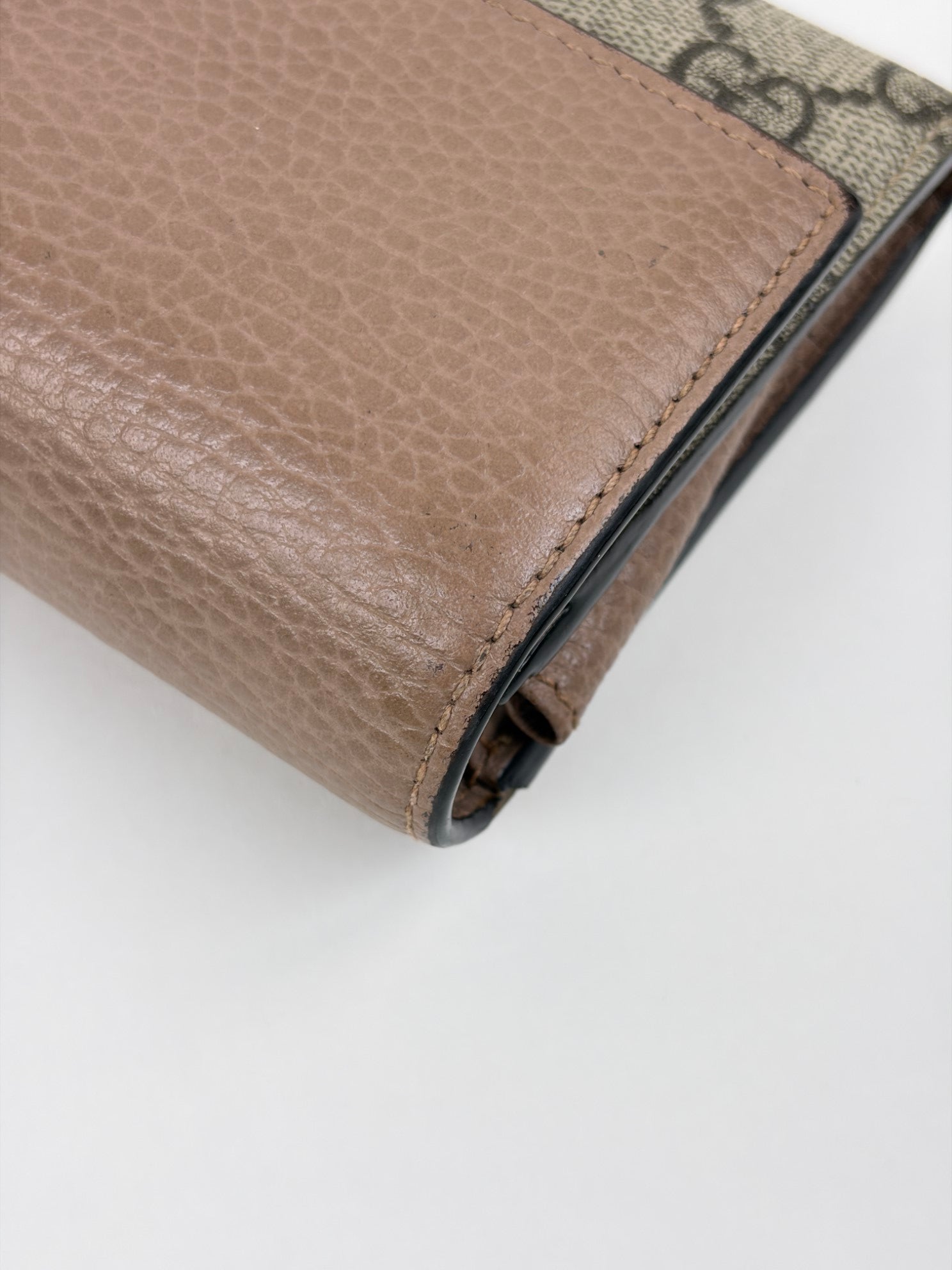 Gucci Bicolor GG Marmont Continental Wallet