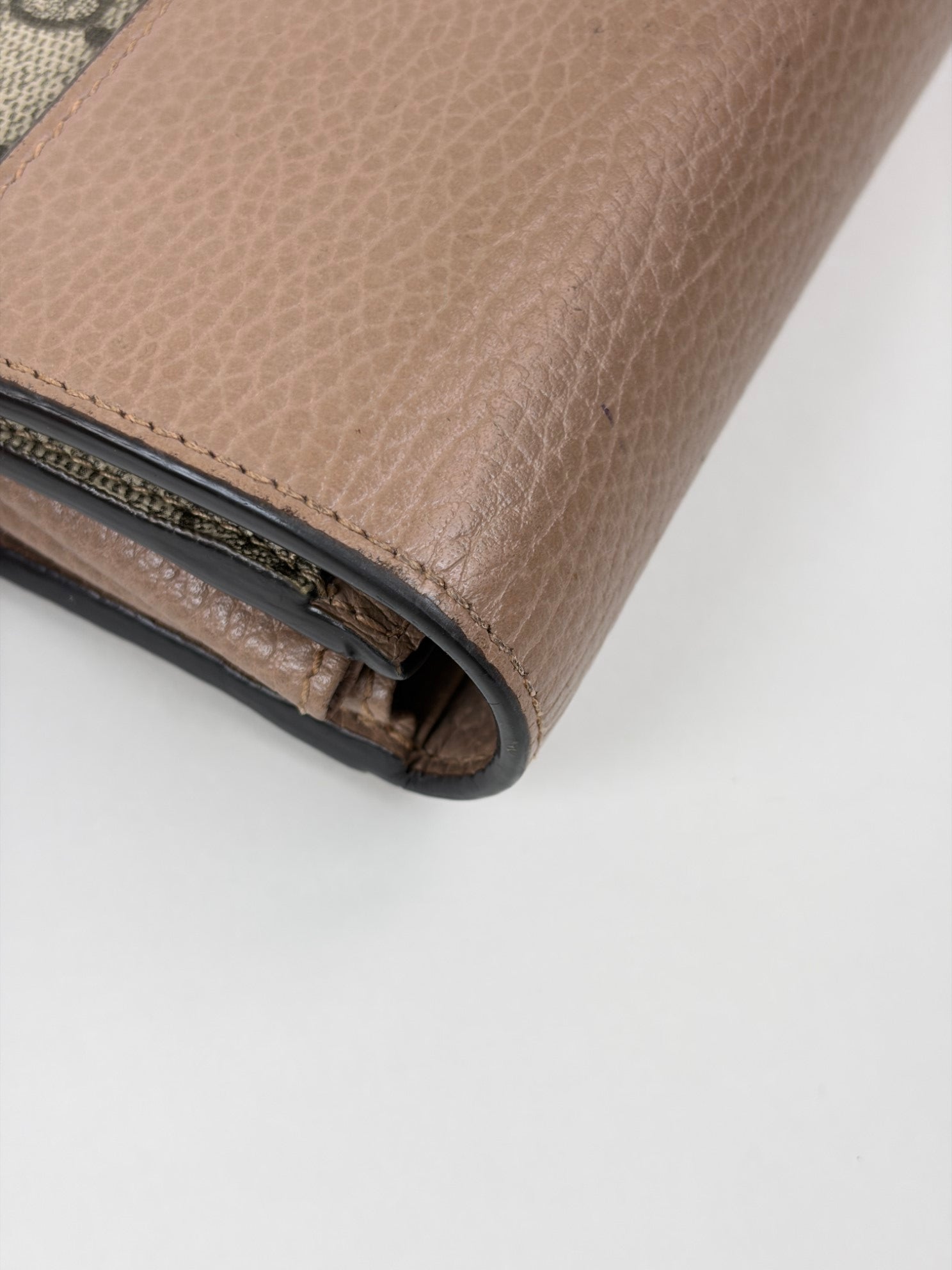 Gucci Bicolor GG Marmont Continental Wallet