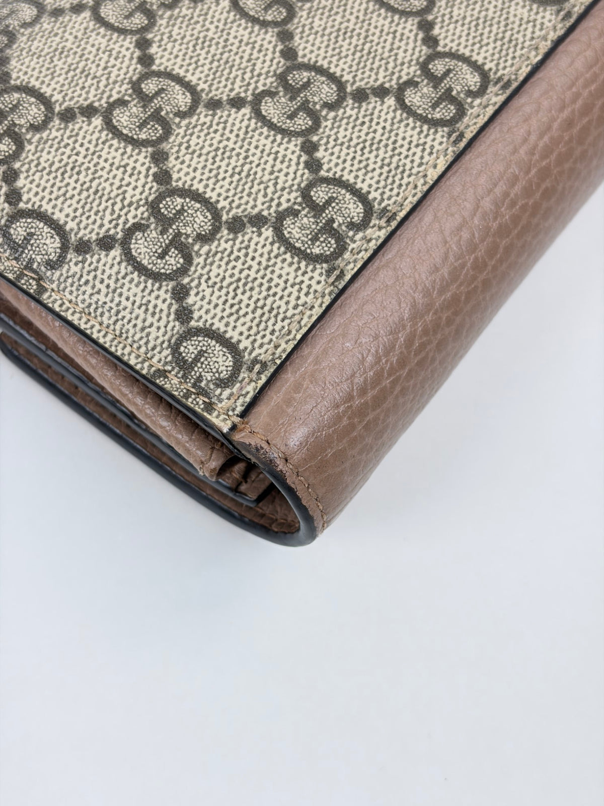 Gucci Bicolor GG Marmont Continental Wallet