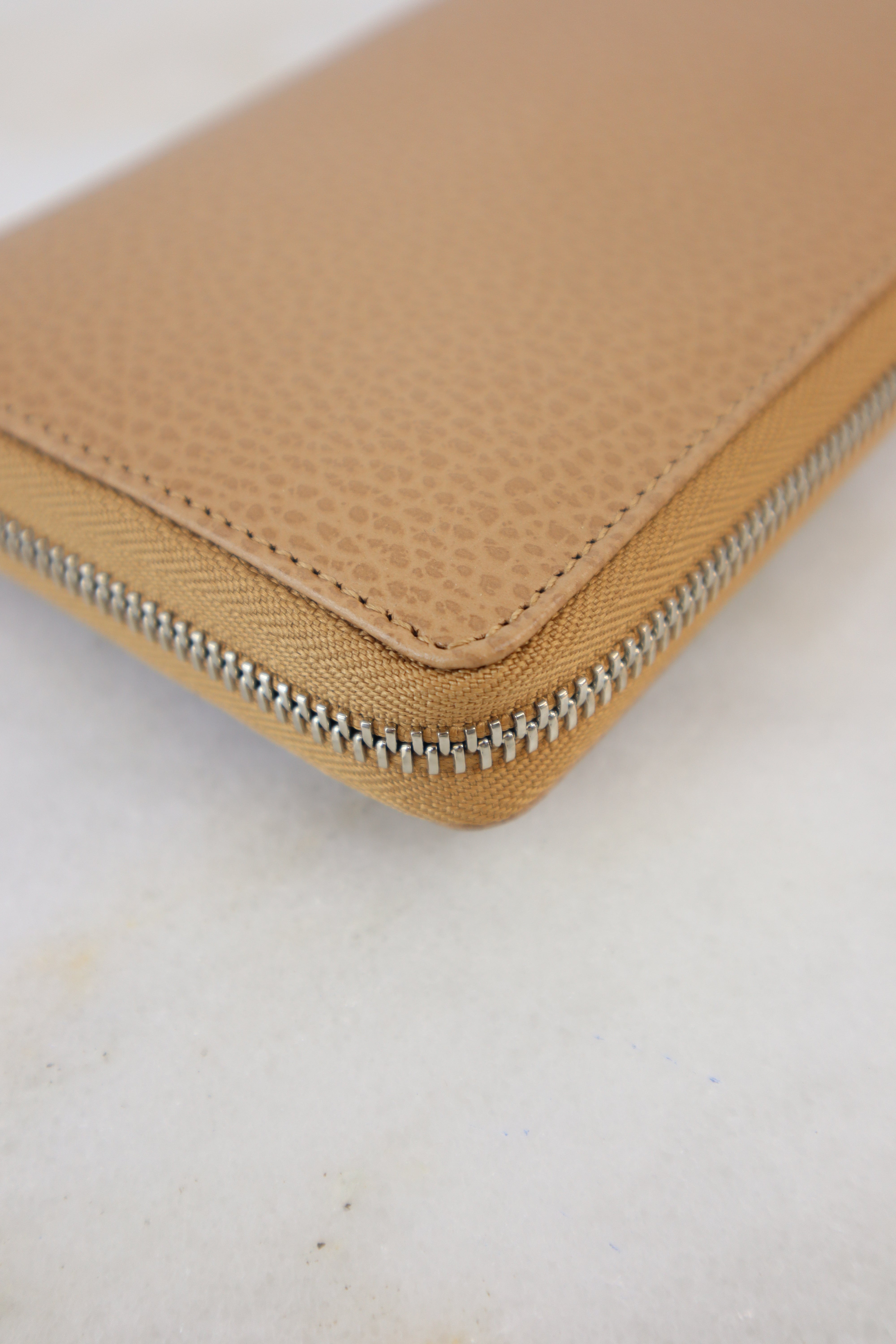 Gucci Nude Beige GG Round Zip Long Wallet-wallet-Gucci-The Closet Egypt