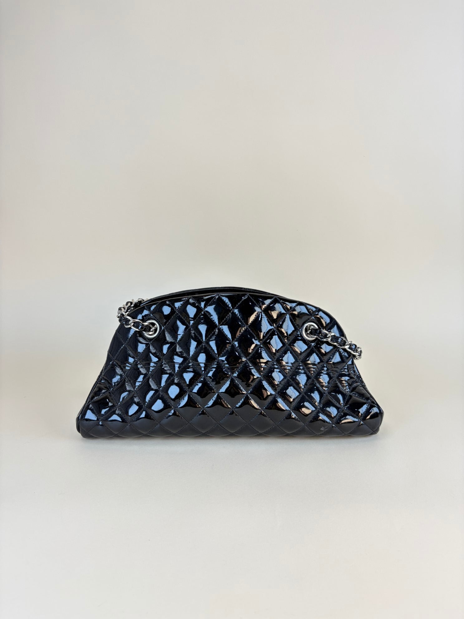 Chanel Black Small Just Mademoiselle Bowling Bag