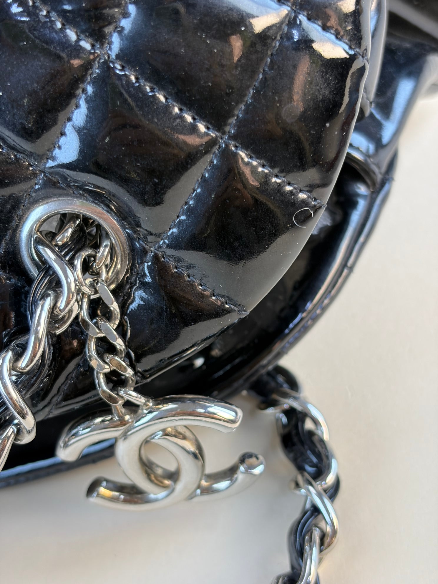 Chanel Black Small Just Mademoiselle Bowling Bag