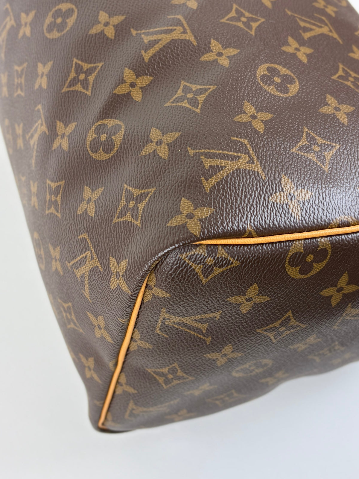 louis Vuitton monogram canvas speedy 30 tote bag