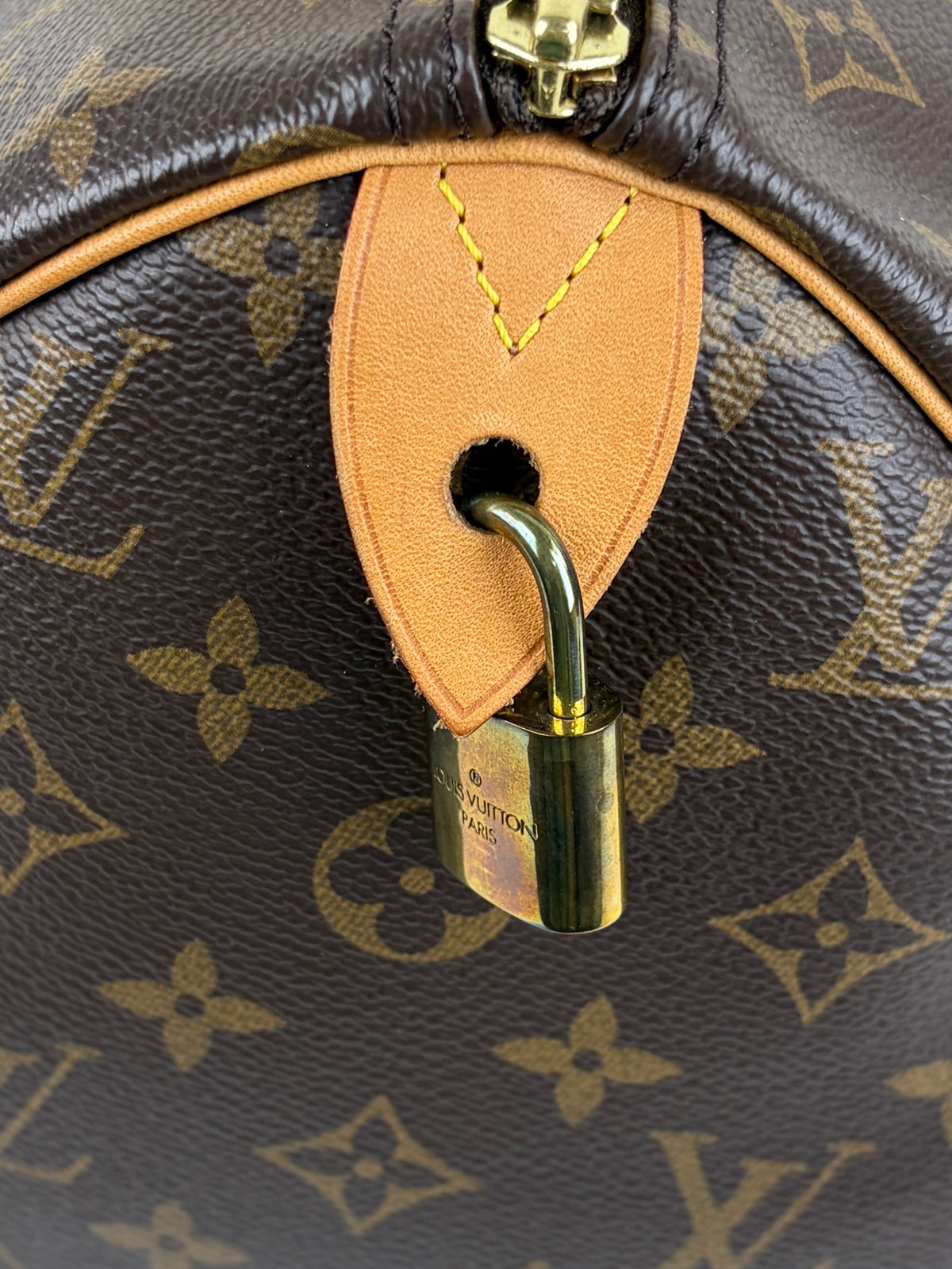 louis Vuitton monogram canvas speedy 30 tote bag