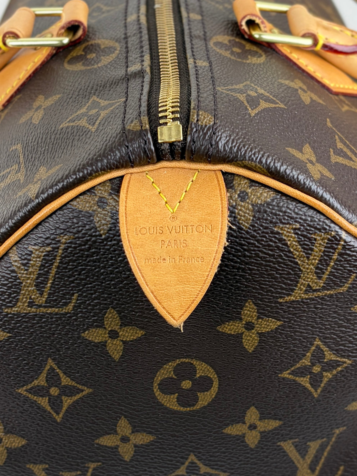 louis Vuitton monogram canvas speedy 30 tote bag