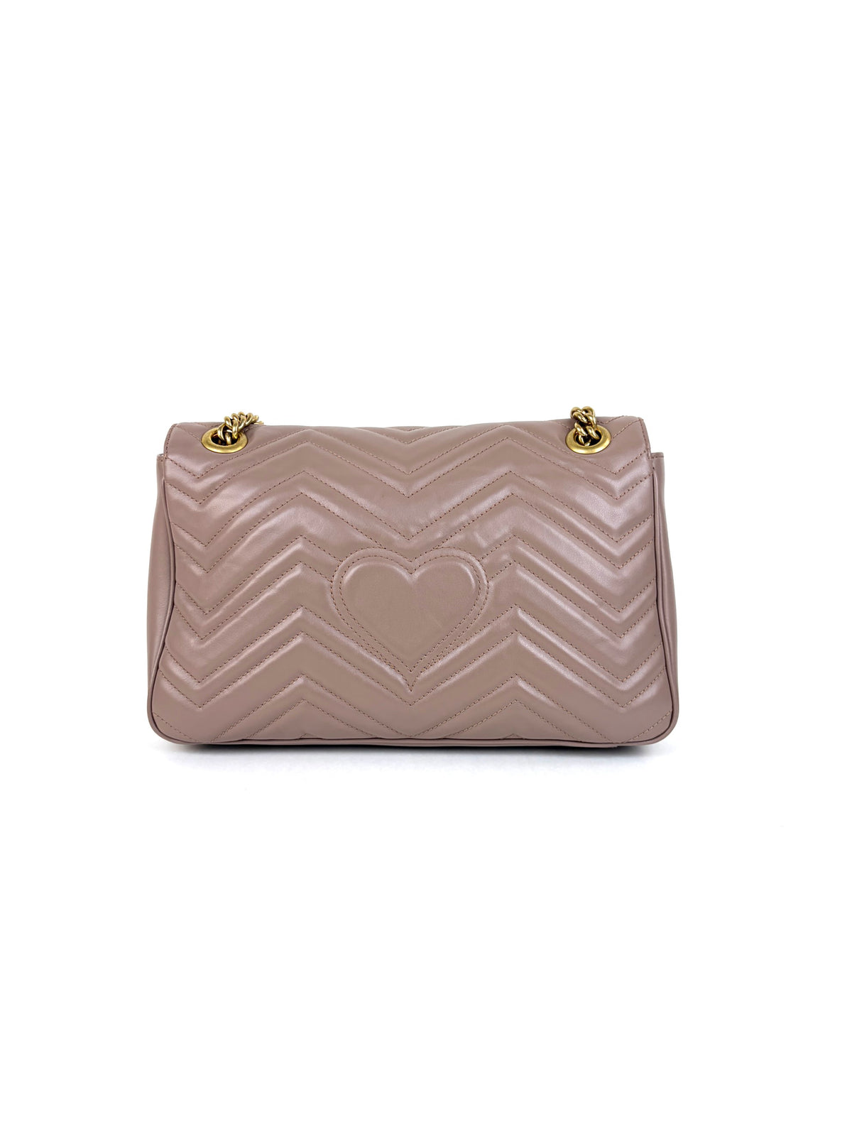 Gucci nude calfskin gg Marmont large shoulder bag