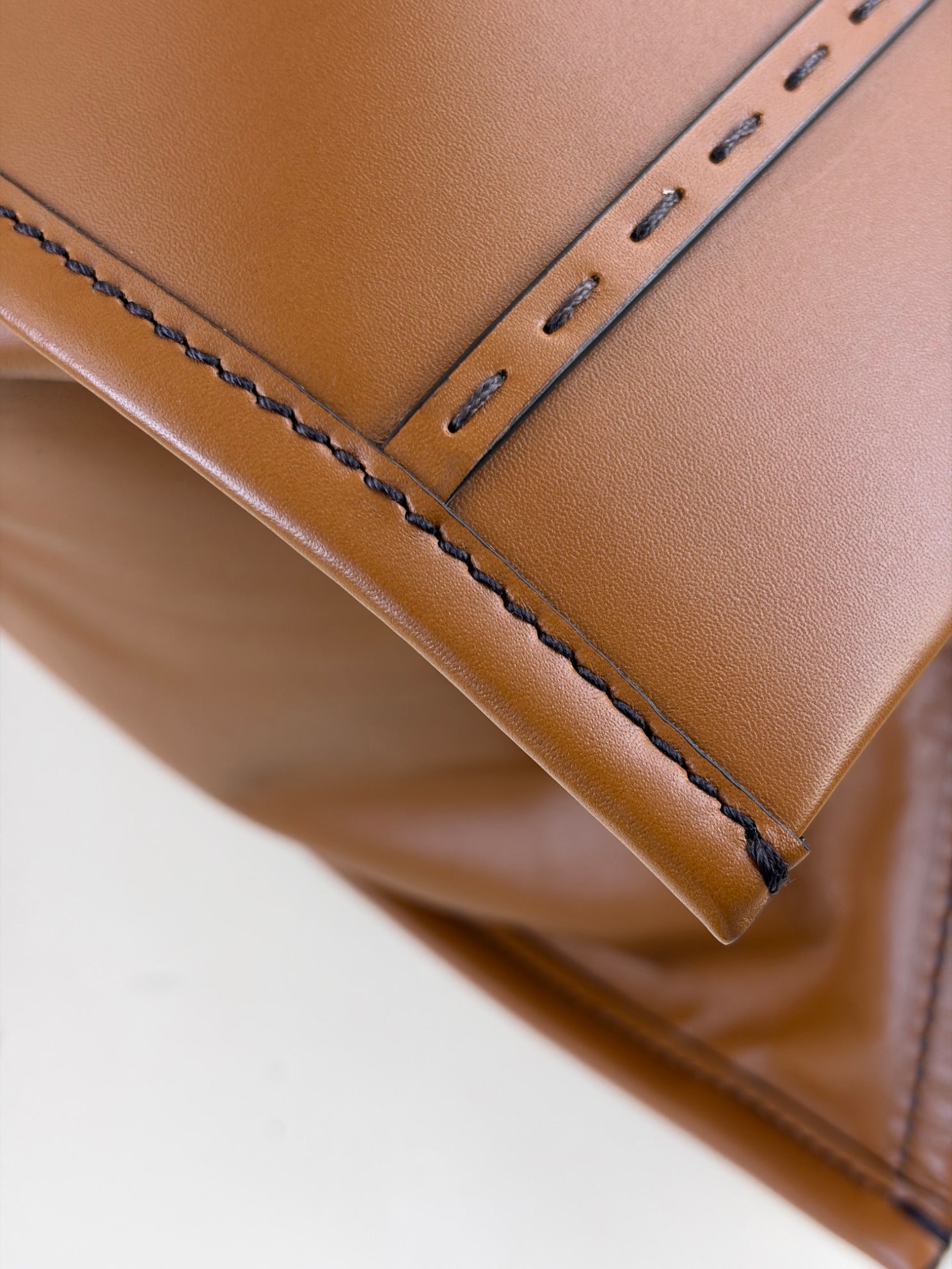 Fendi Brown Sunshine Large Tote Bag