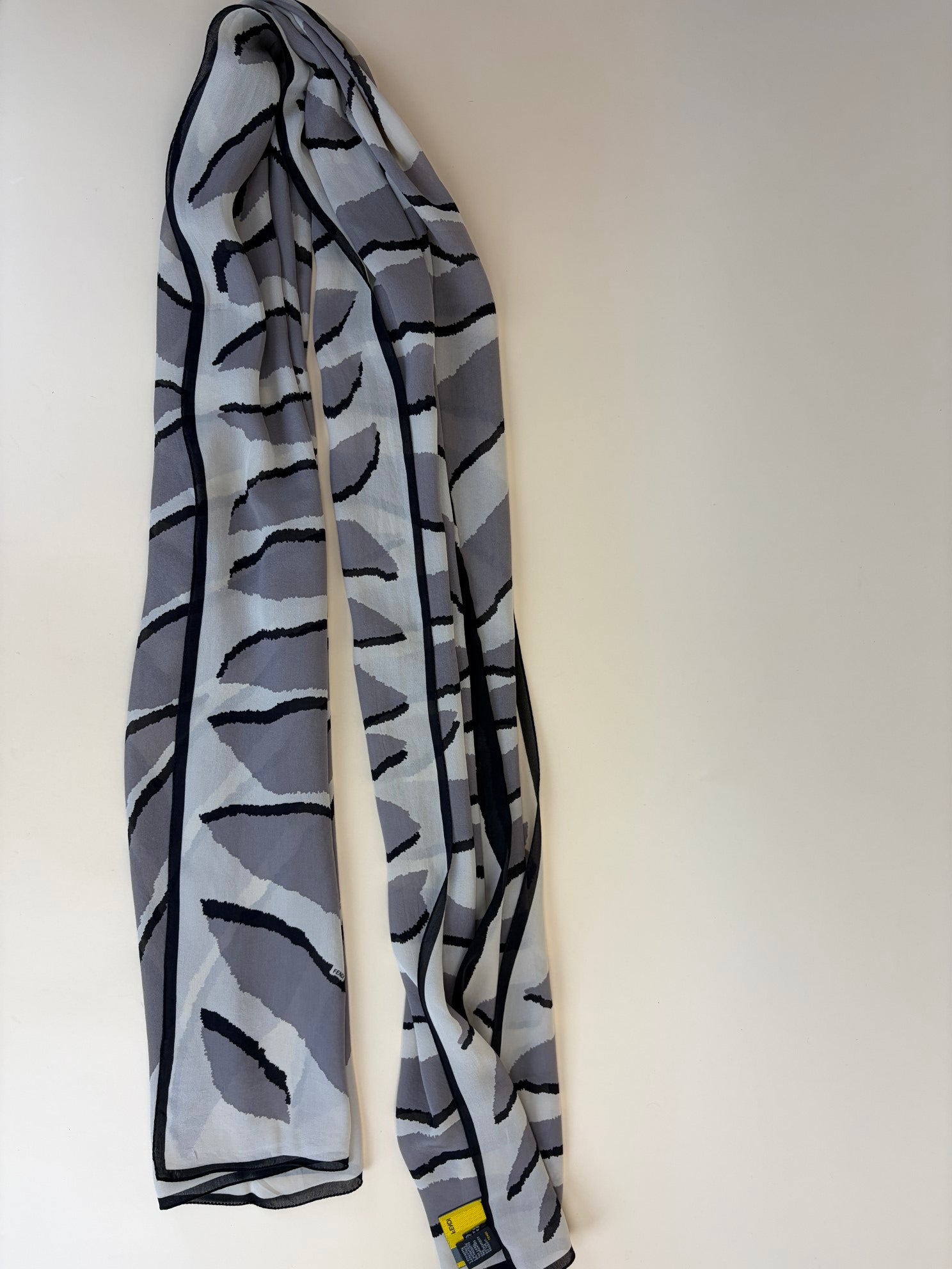 Fendi Multicolor Silk Scarf