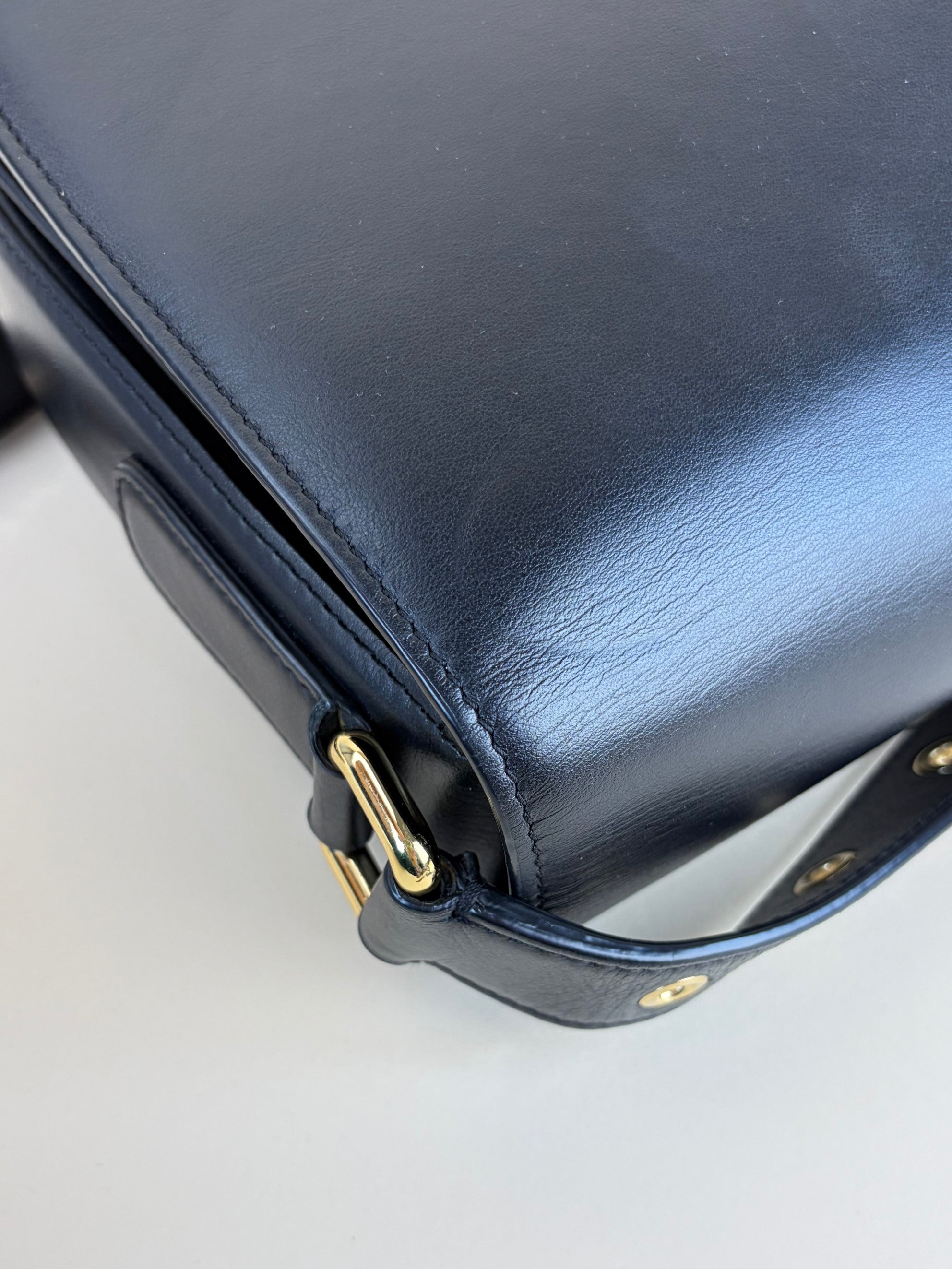 Dolce & Gabbana black leather millennials