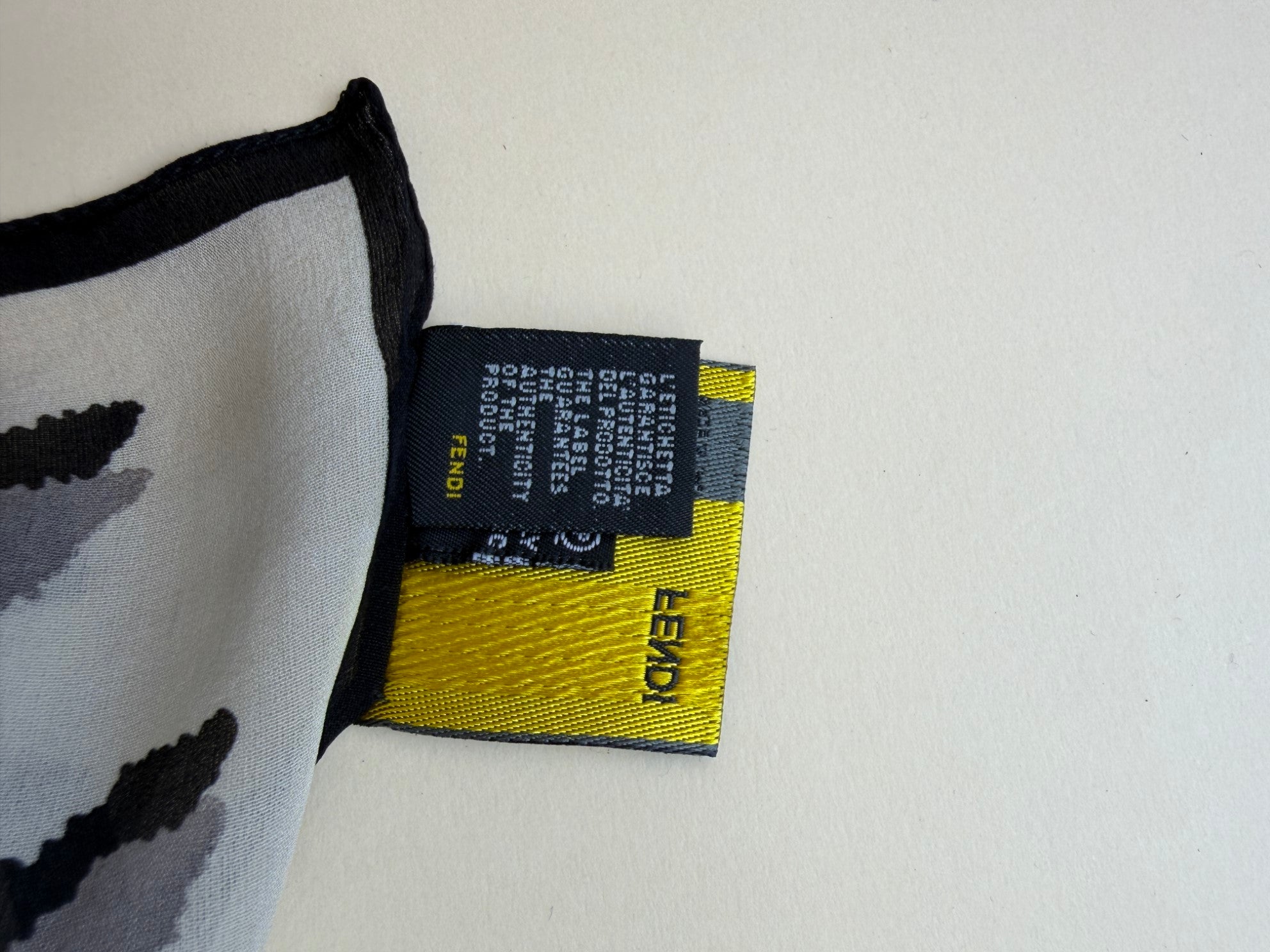 Fendi Multicolor Silk Scarf