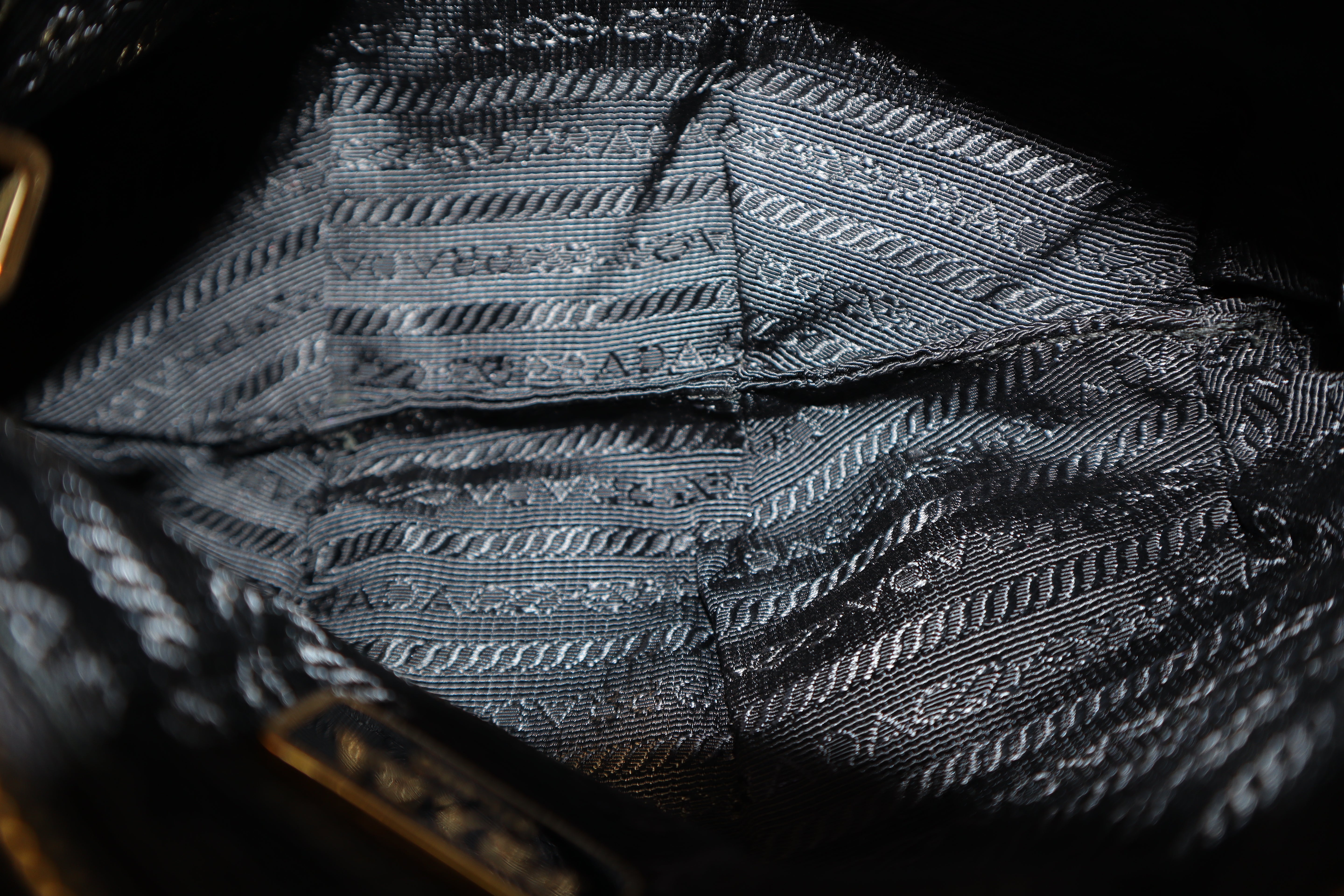 Prada Black Nylon Clutch