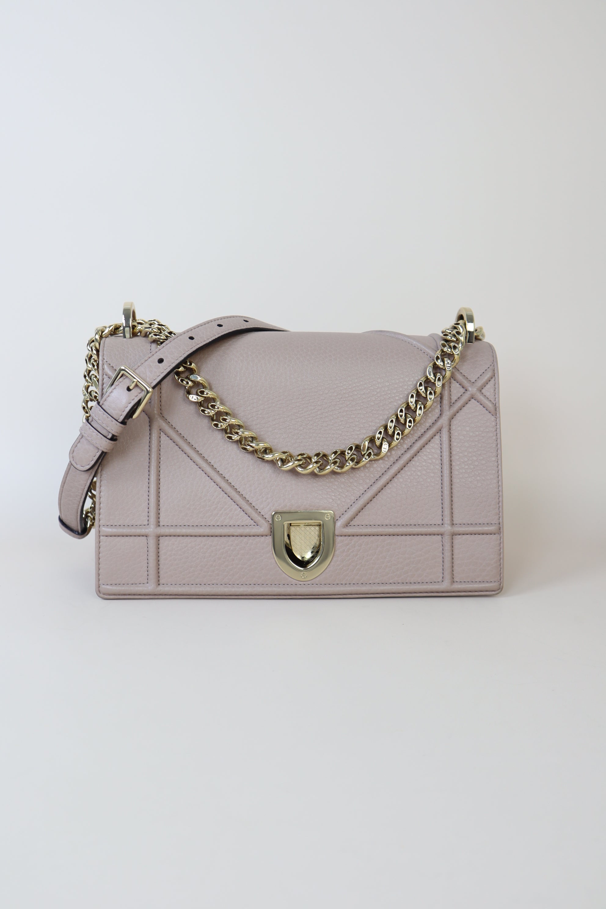 Christian Dior Nude Medium Diorama Bag
