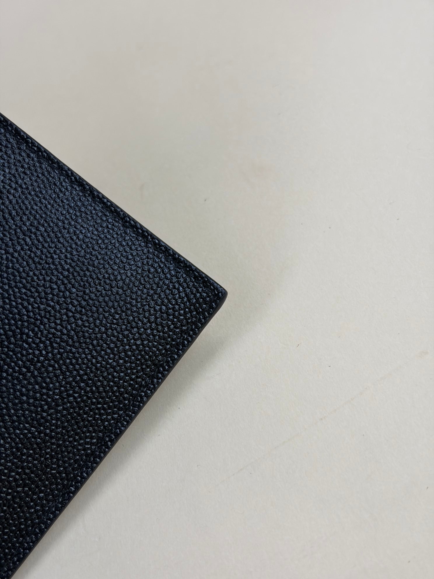 YSL Black Uptown Pouch