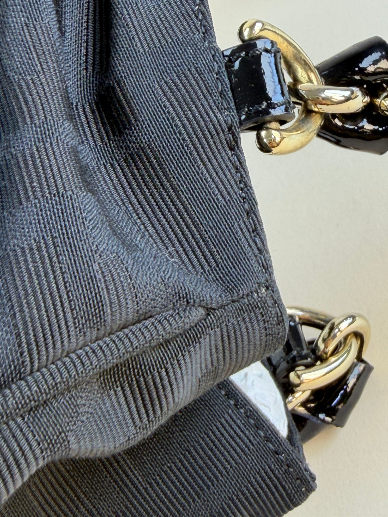 Fendi Black Print Small Mia Tote Bag