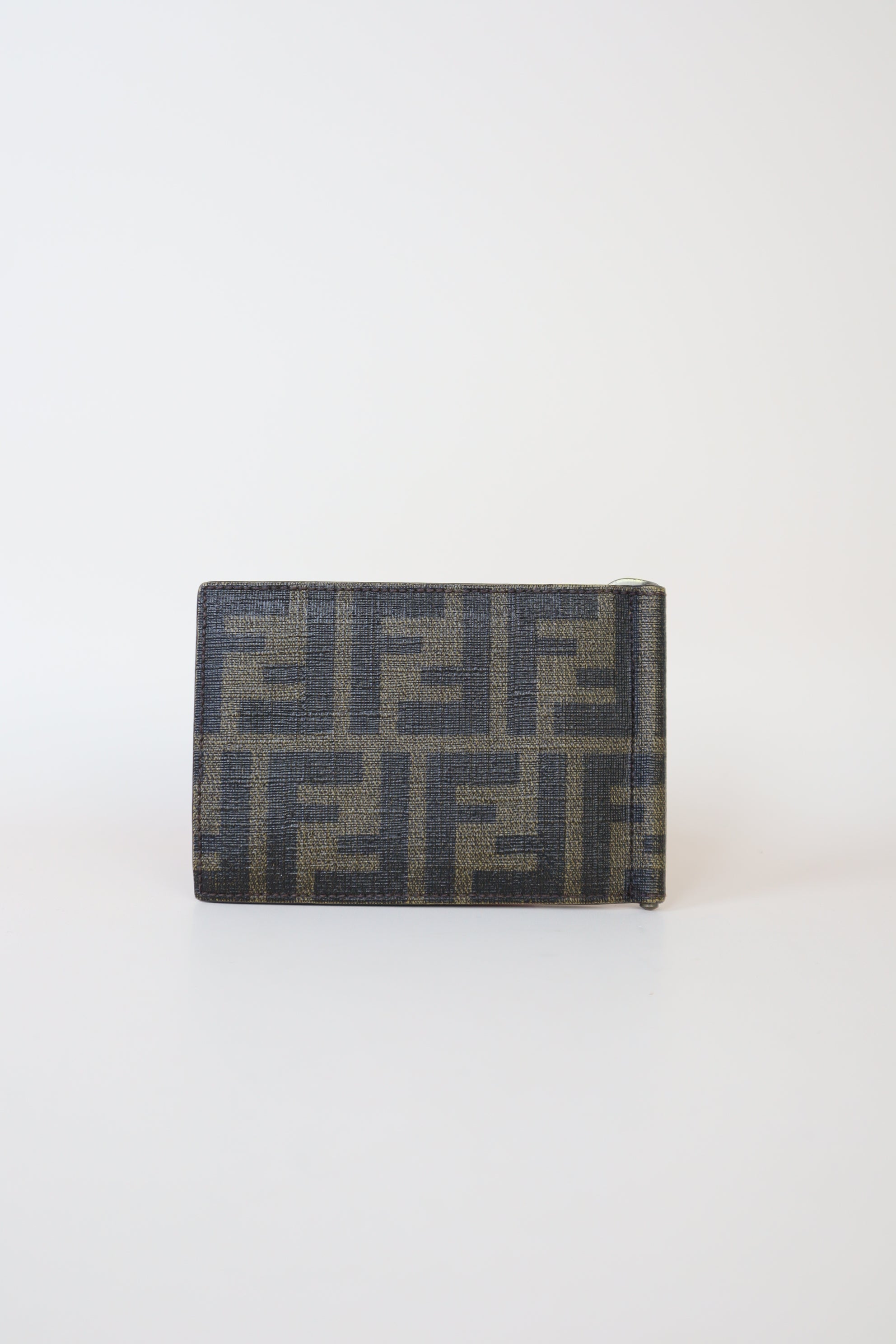 Fendi Brown Zucca Small Wallet