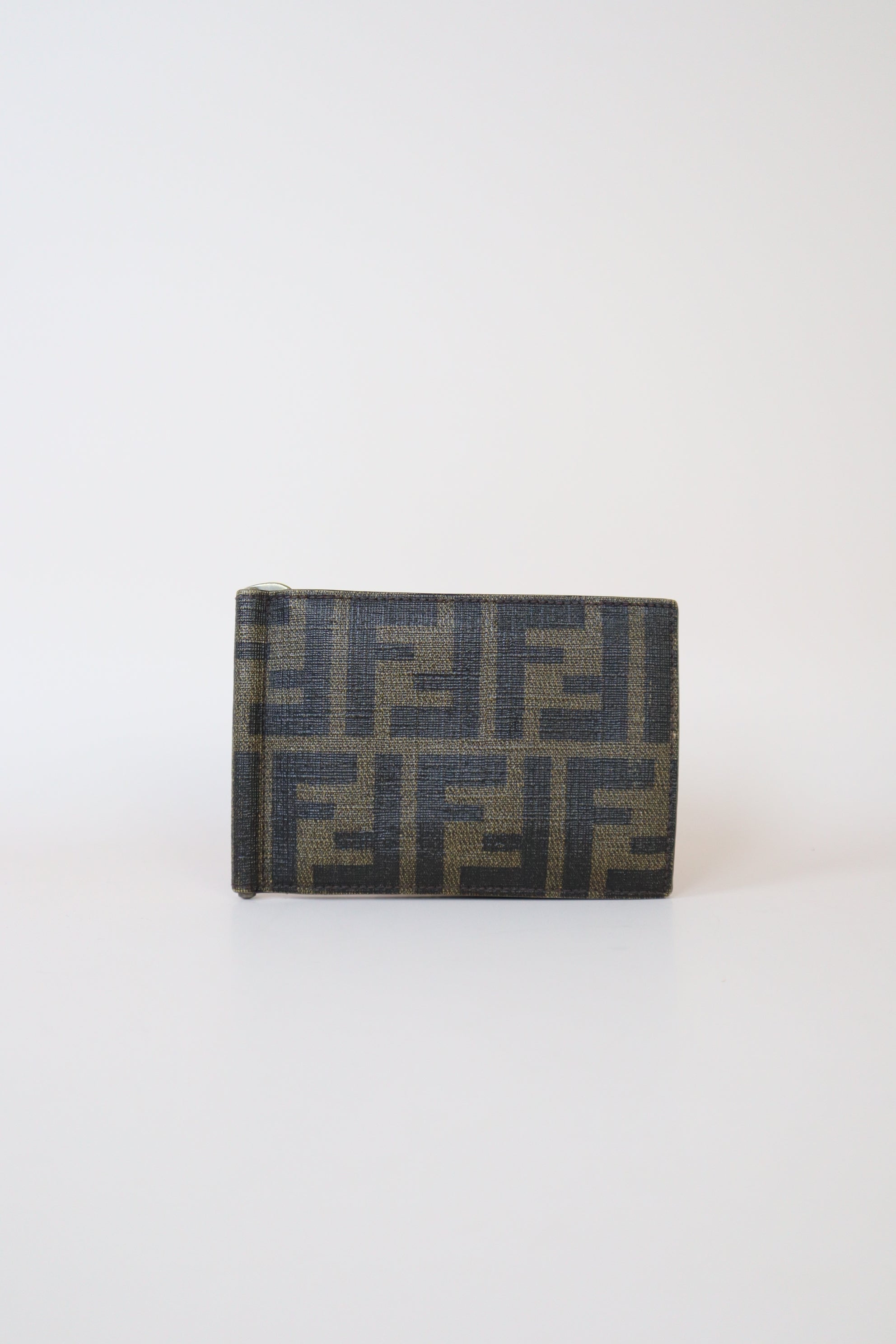 Fendi Brown Zucca Small Wallet