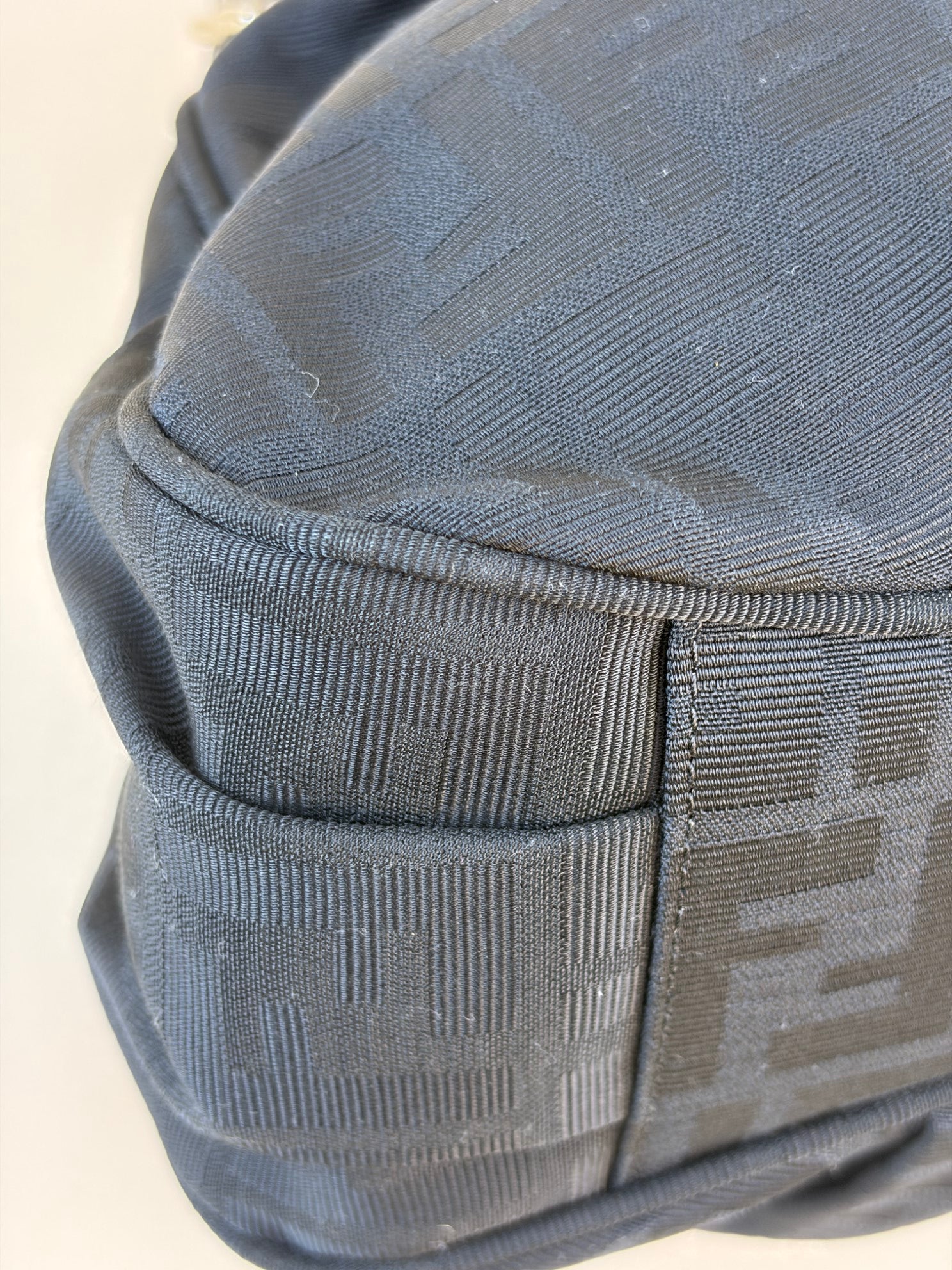 Fendi Black Print Small Mia Tote Bag