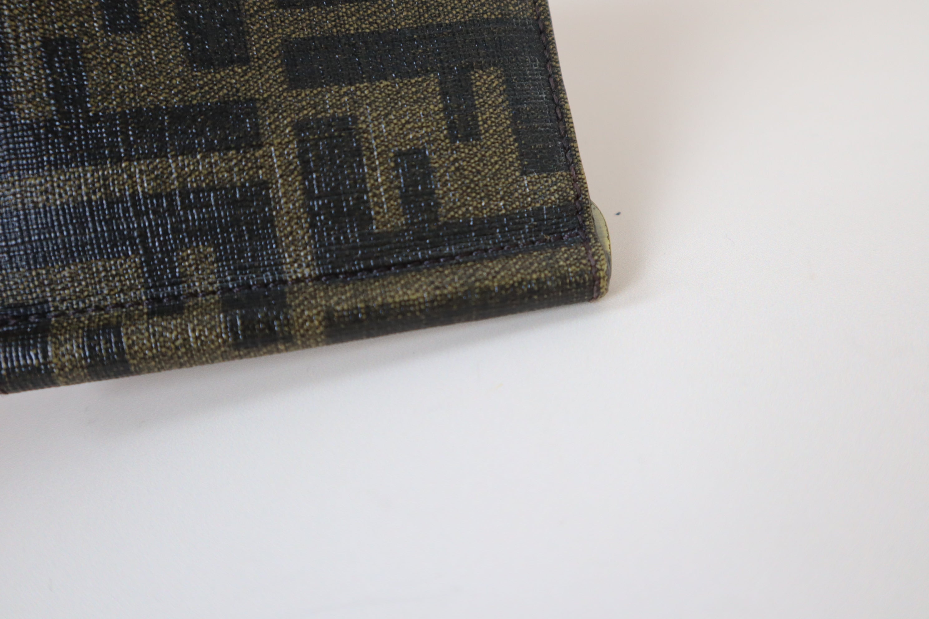 Fendi Brown Zucca Small Wallet