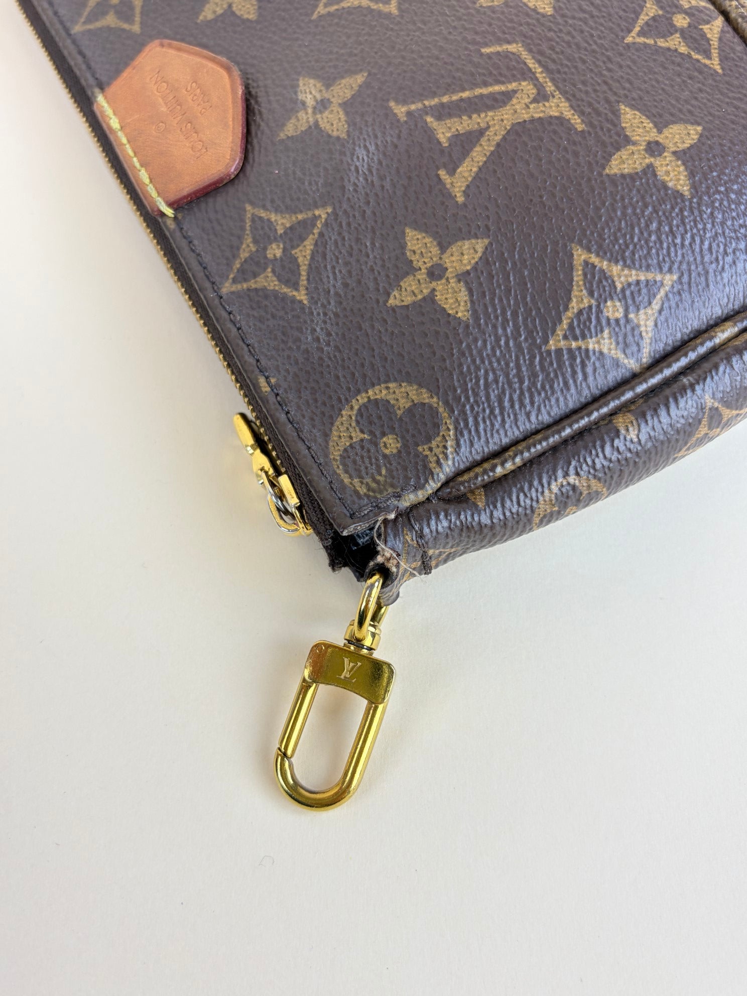 Louis Vuitton monogram khaki multi pochette