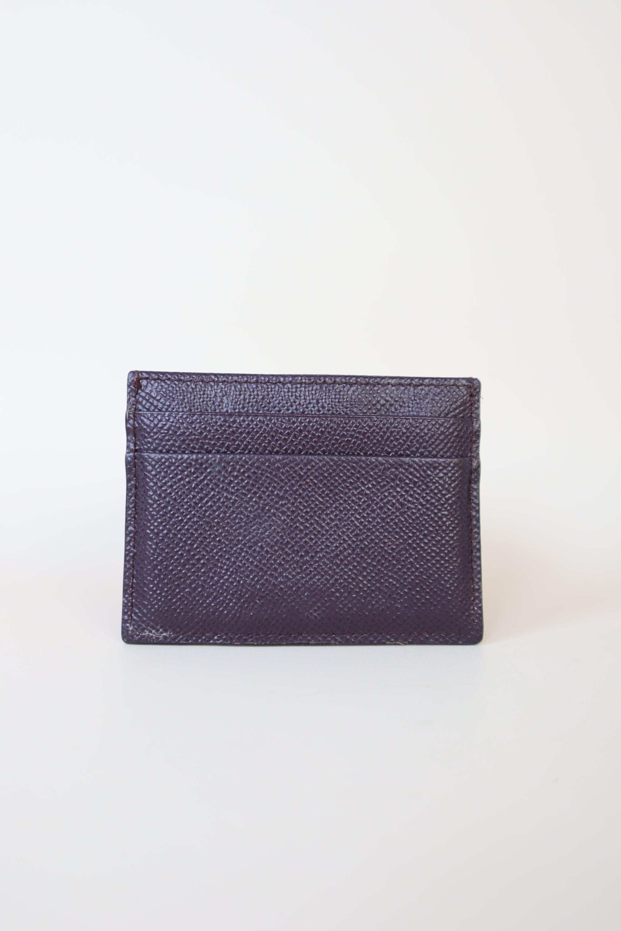 Dolce & Gabbana Burgundy Card Holder