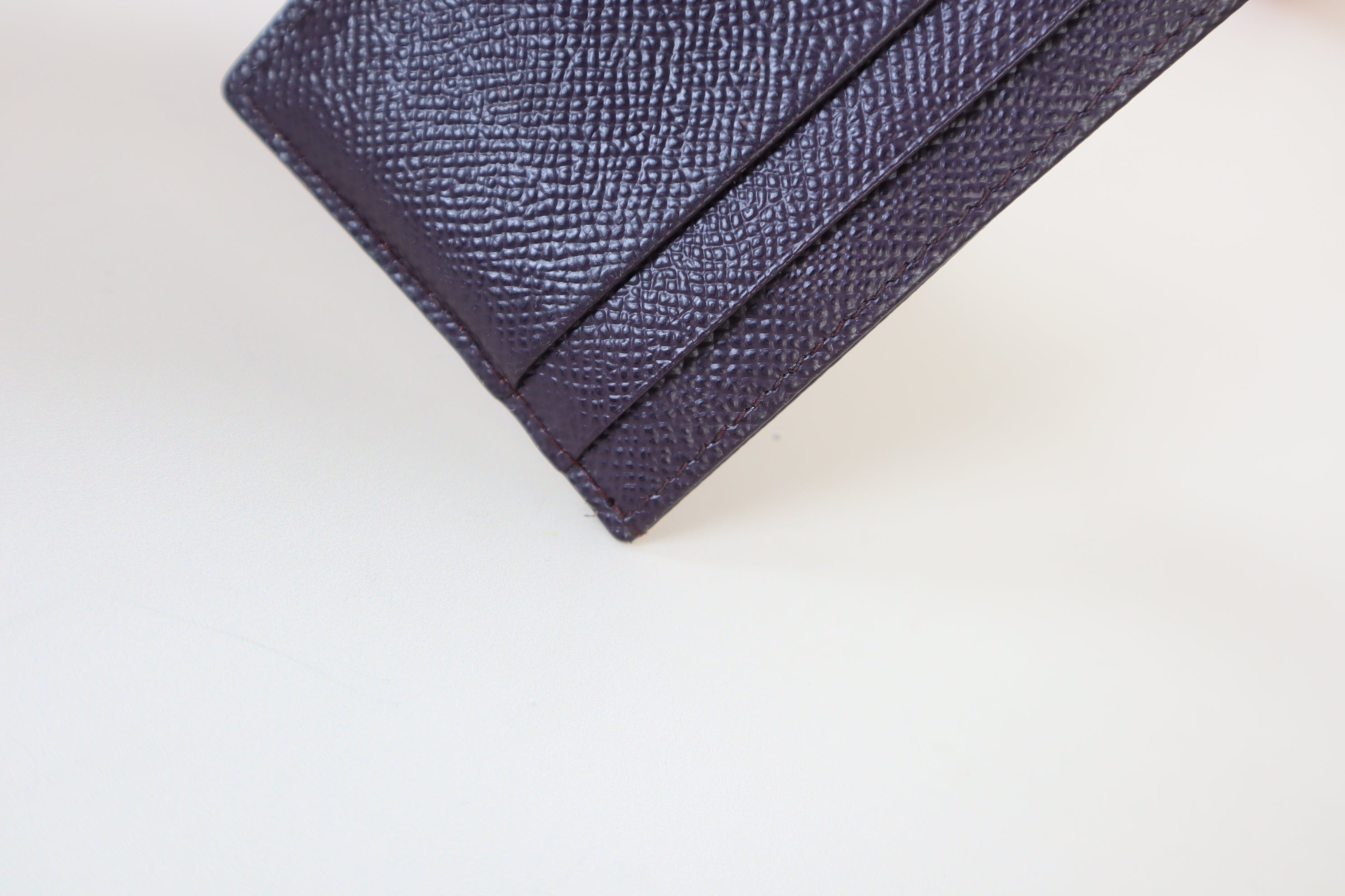 Dolce & Gabbana Burgundy Card Holder