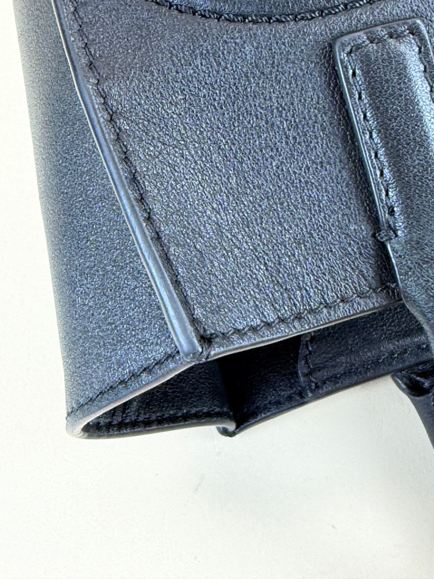 Valentino Black V Logo Walk Small Tote Bag with Strap