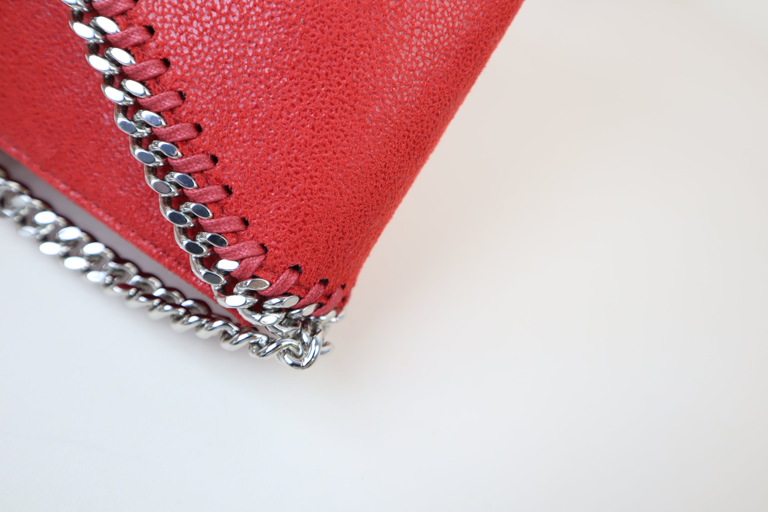 Stella Mccartney Red Falabella Crossbody Wallet