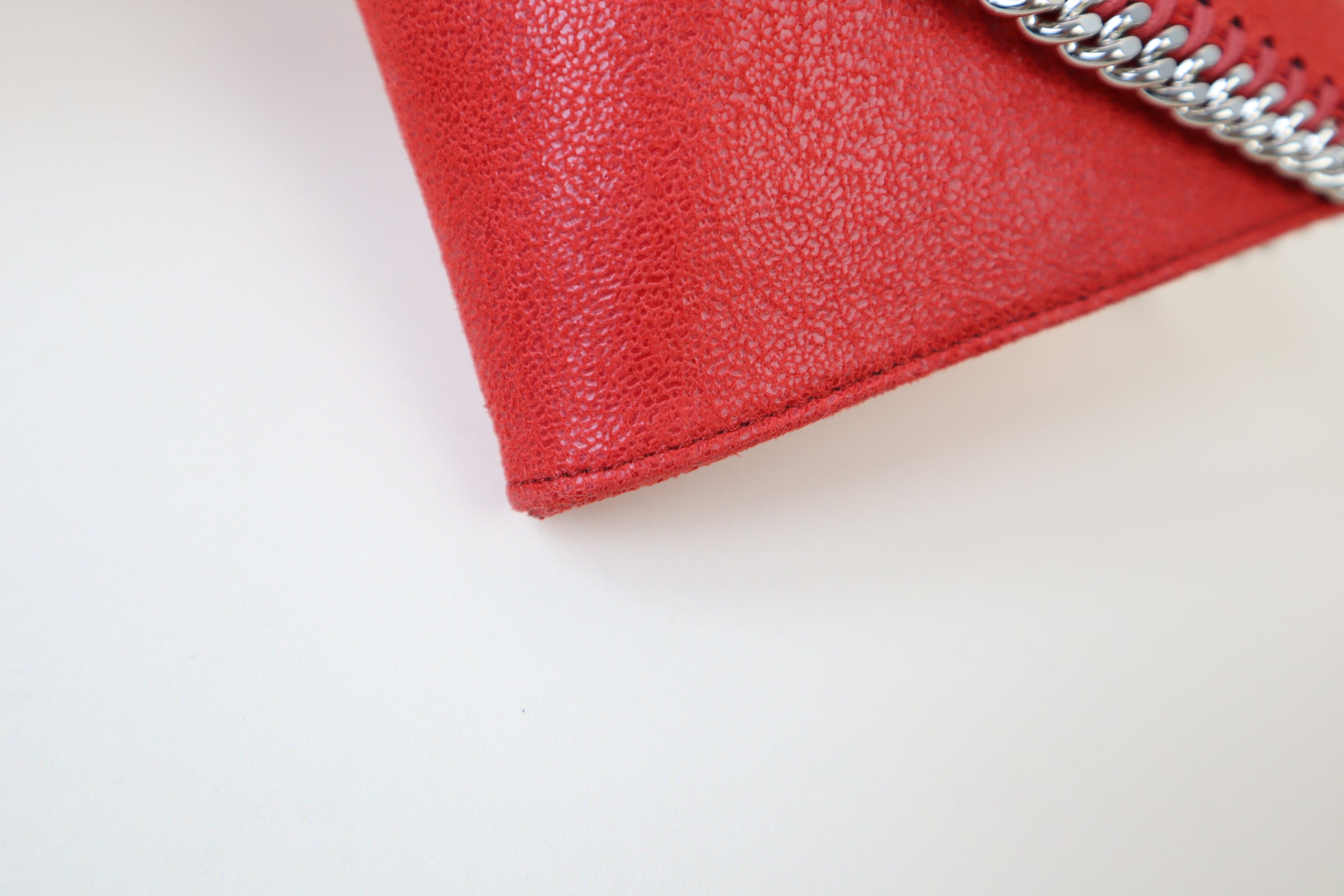 Stella Mccartney Red Falabella Crossbody Wallet