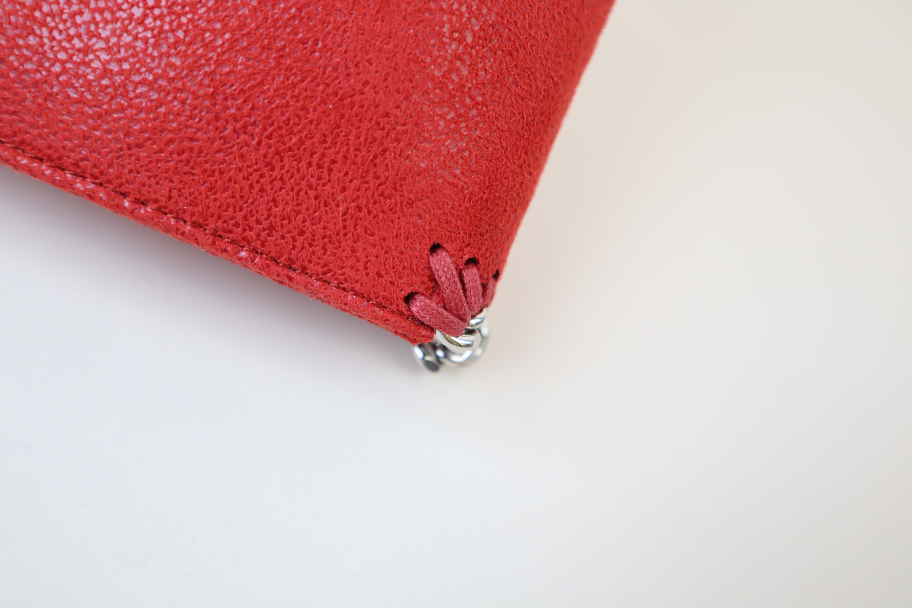 Stella Mccartney Red Falabella Crossbody Wallet-Wallet Chain-Stella Mccartney-The Closet Egypt