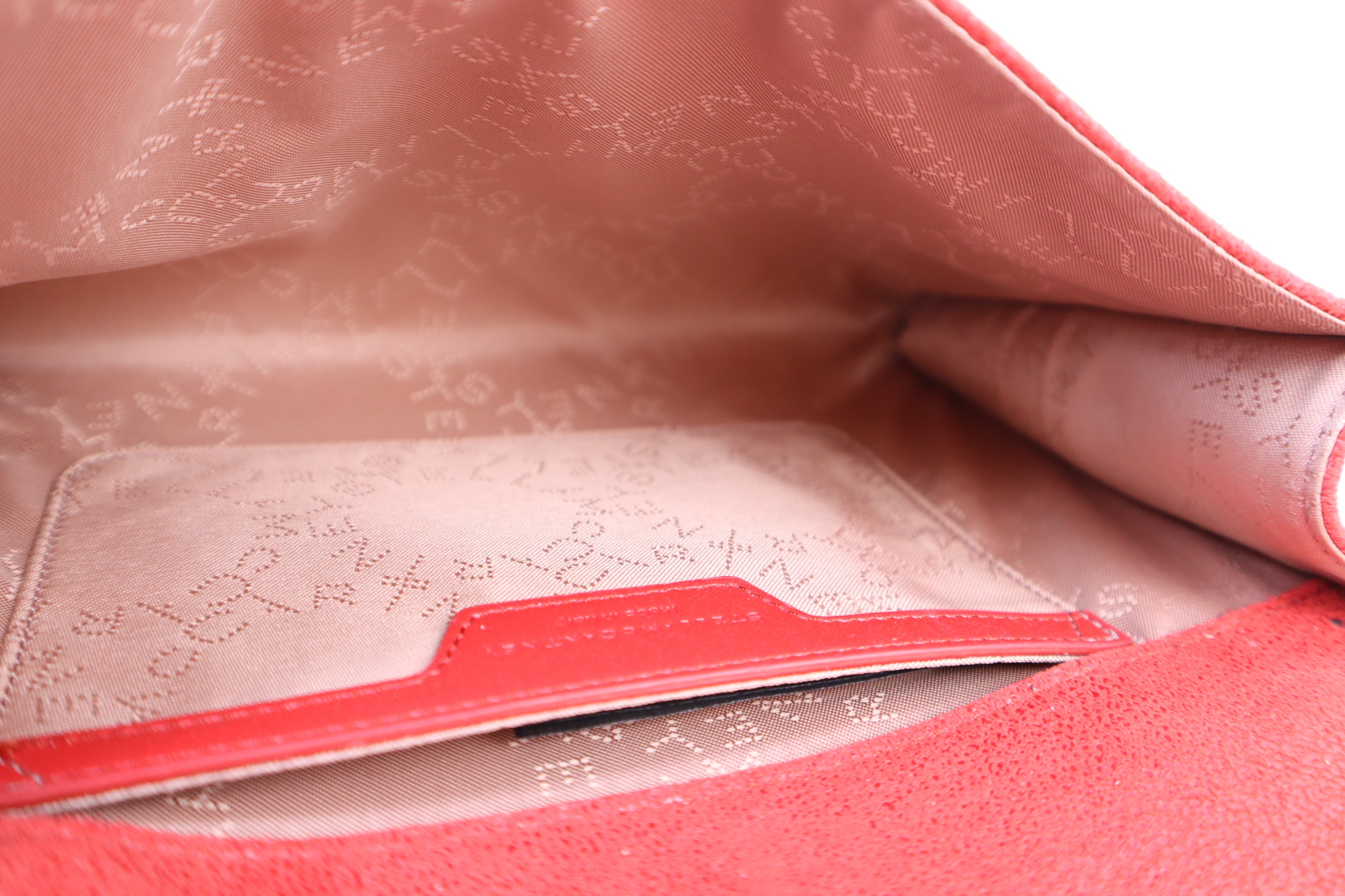 Stella Mccartney Red Falabella Crossbody Wallet