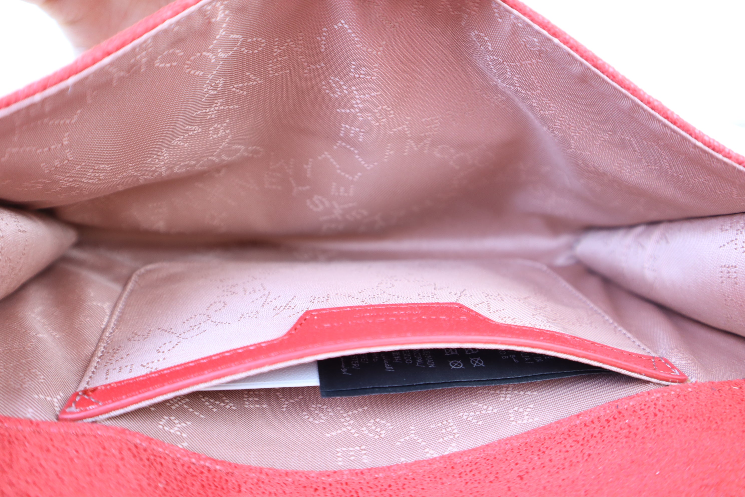 Stella Mccartney Red Falabella Crossbody Wallet