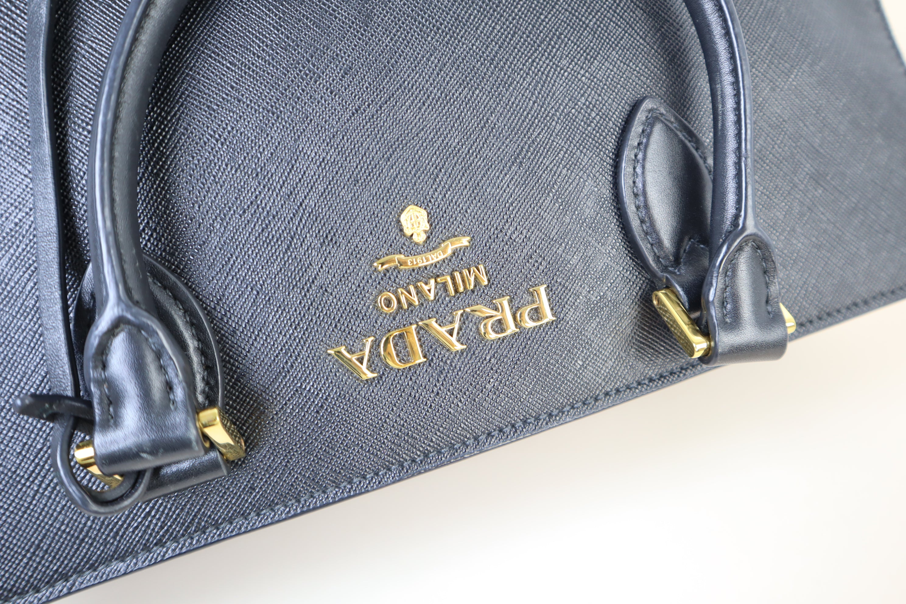 Prada Black Soft Bag with Strap