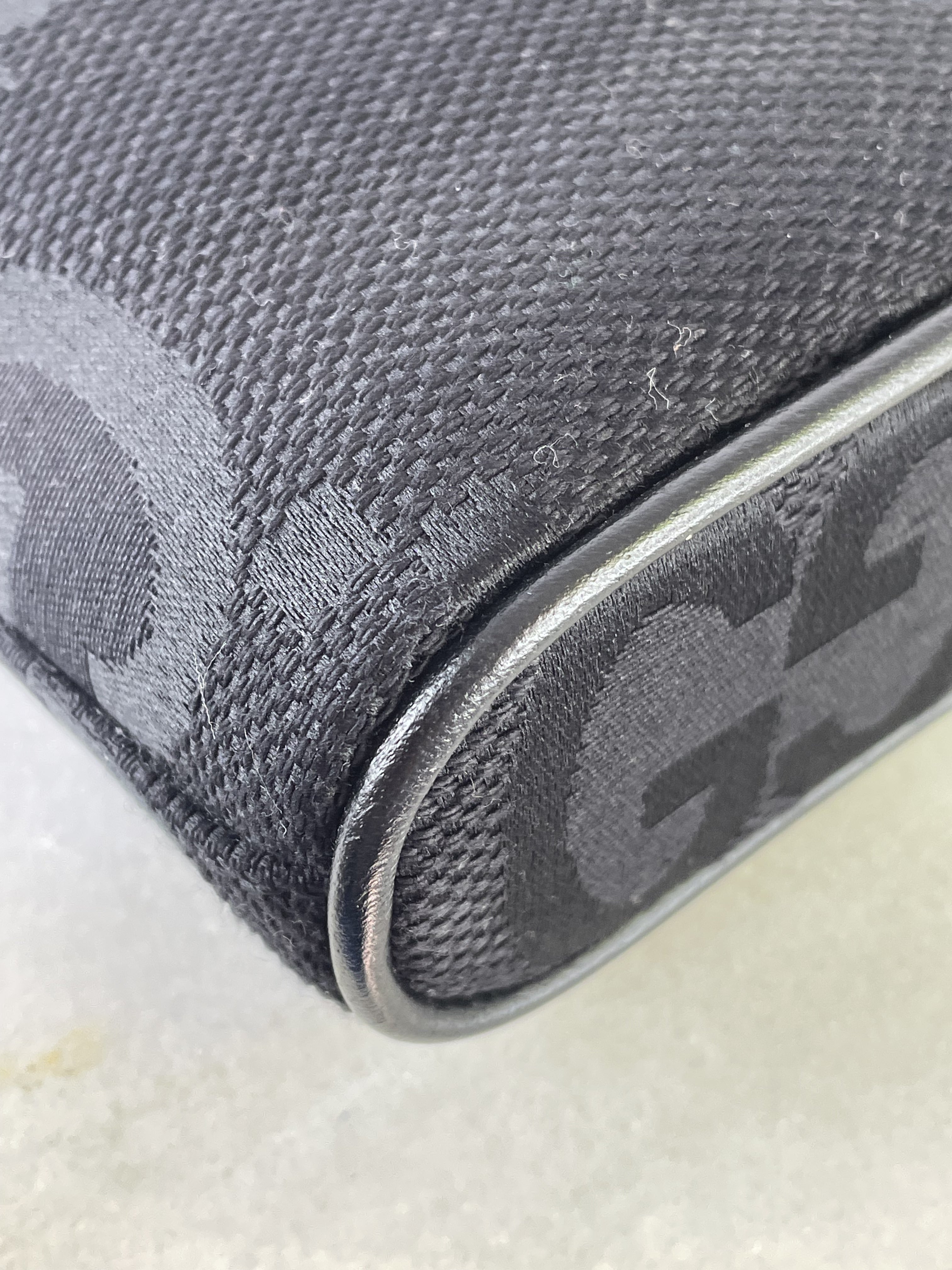 Gucci Black GG Jumbo Pouch-Pouch-Gucci-The Closet Egypt