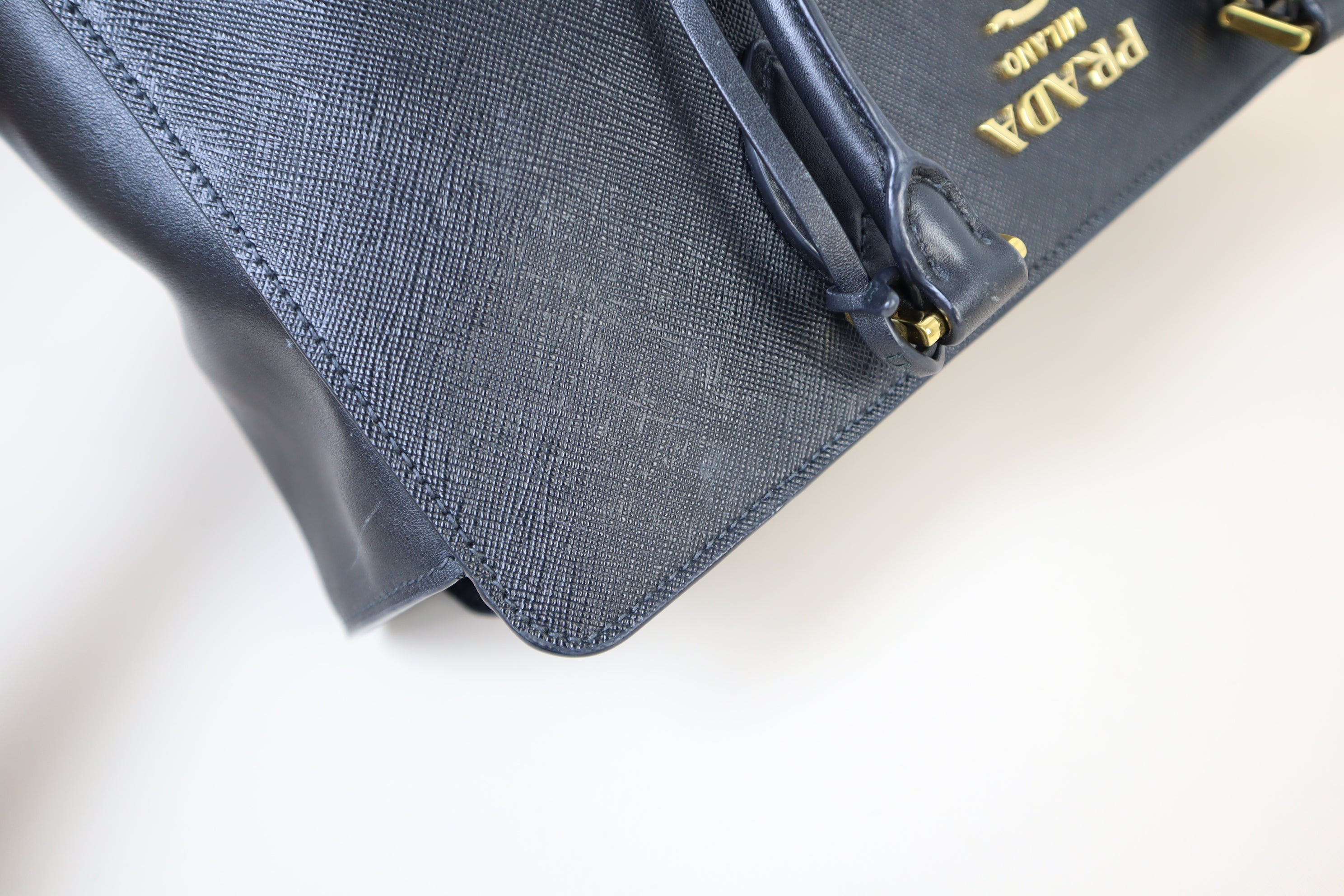 Prada Black Soft Bag with Strap