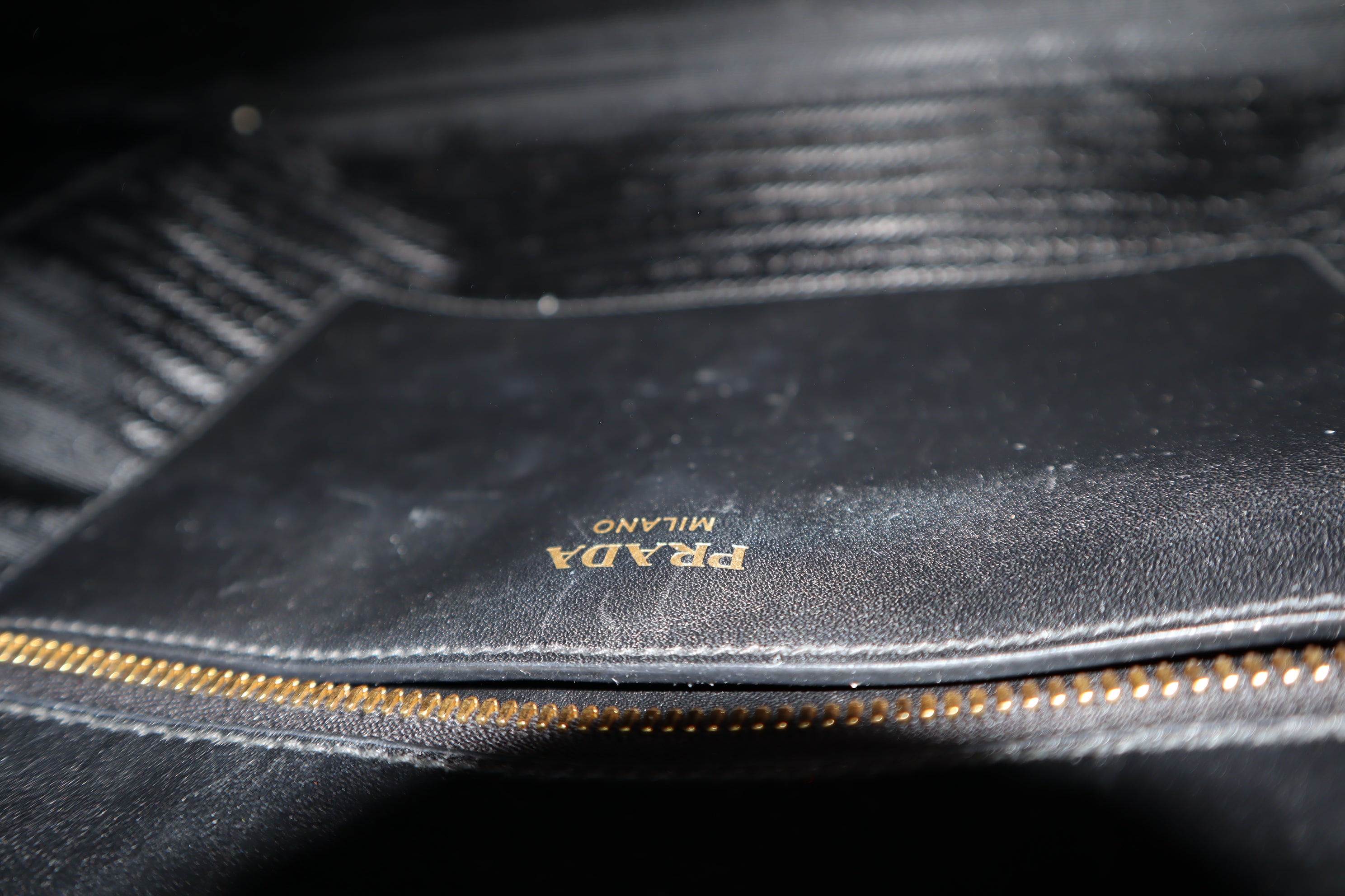 Prada Black Soft Bag with Strap
